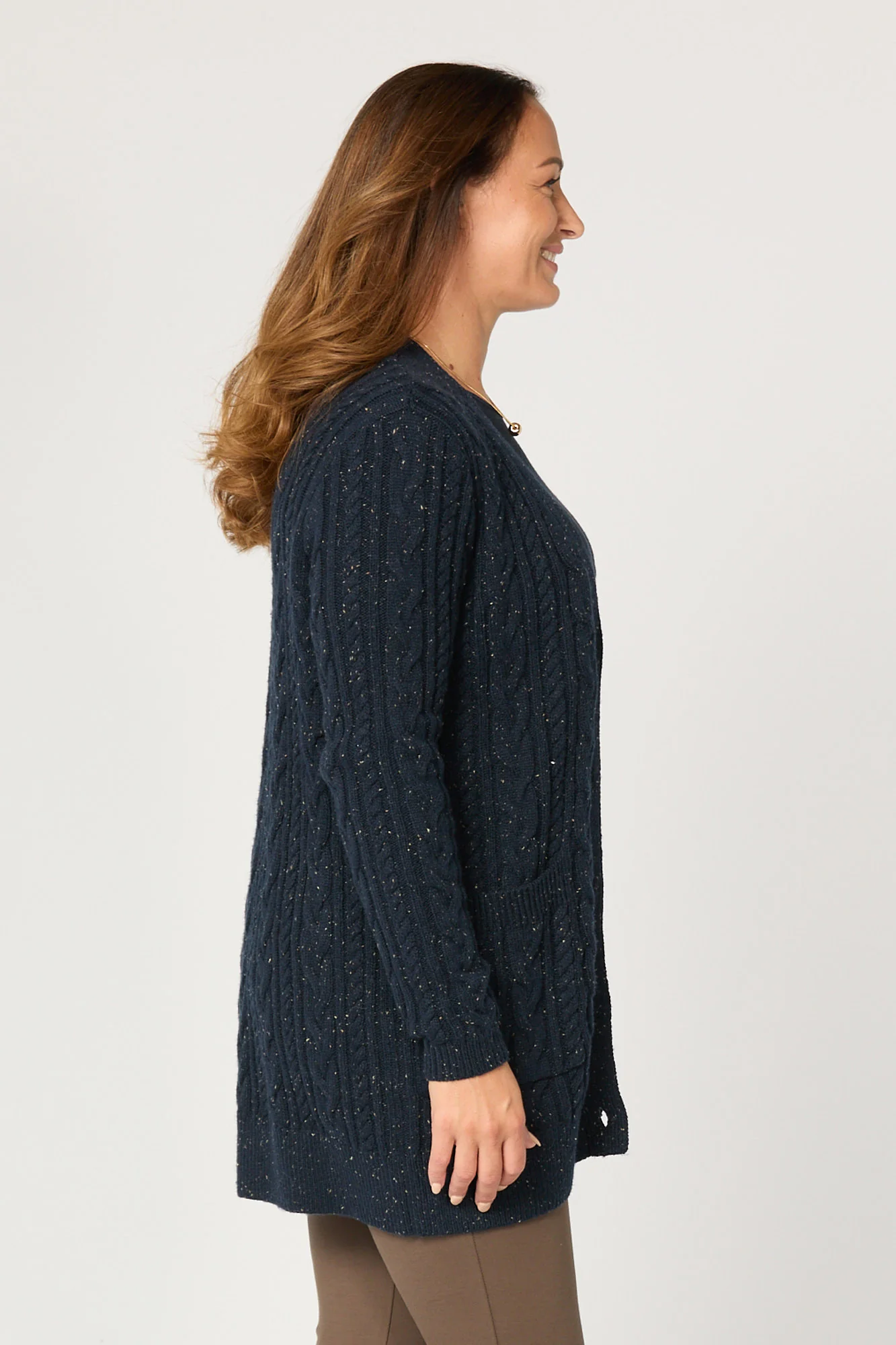 Bateman Long Button Cardigan - Image 4