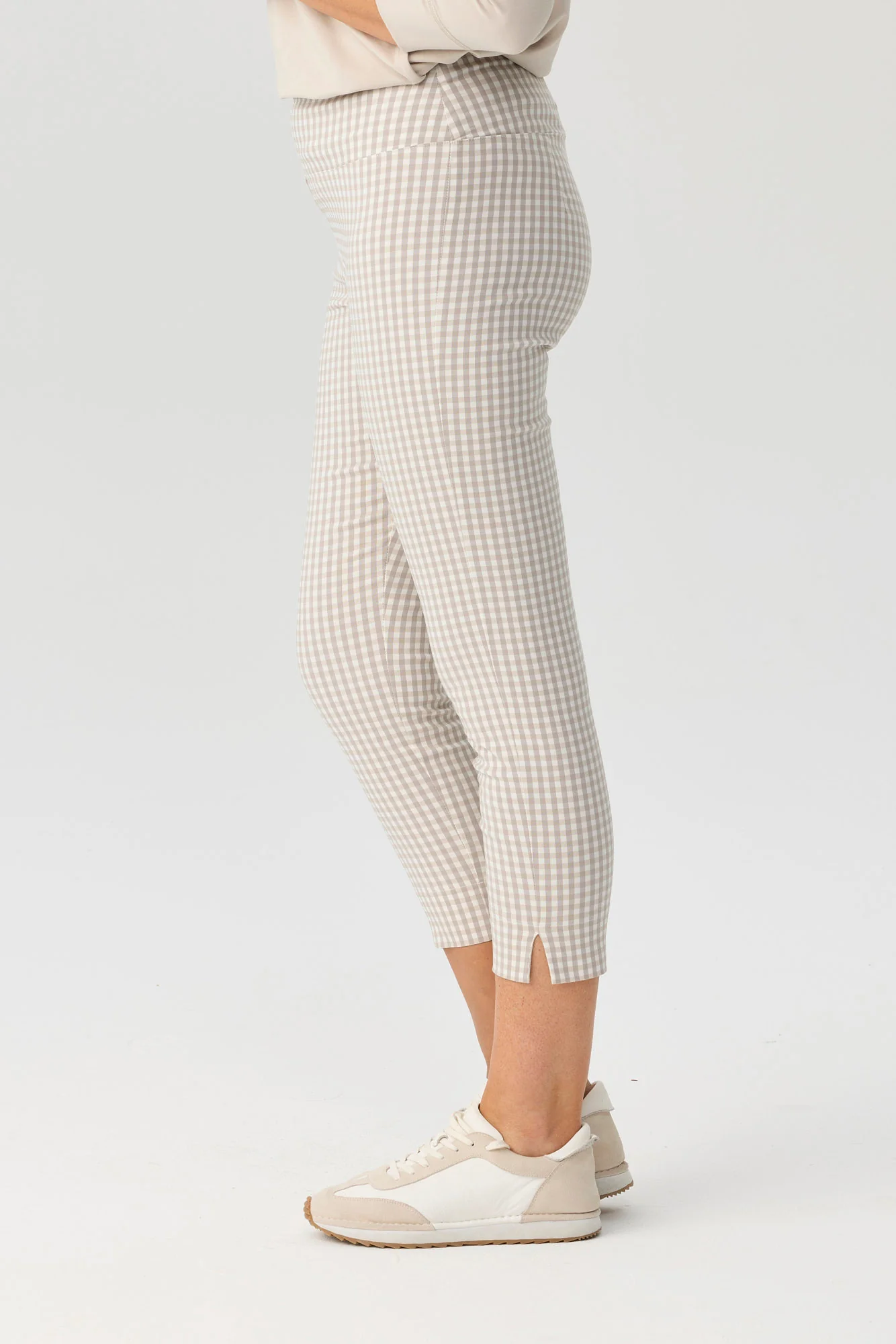 Bayside Check 7/8 Basque Pant - Image 4