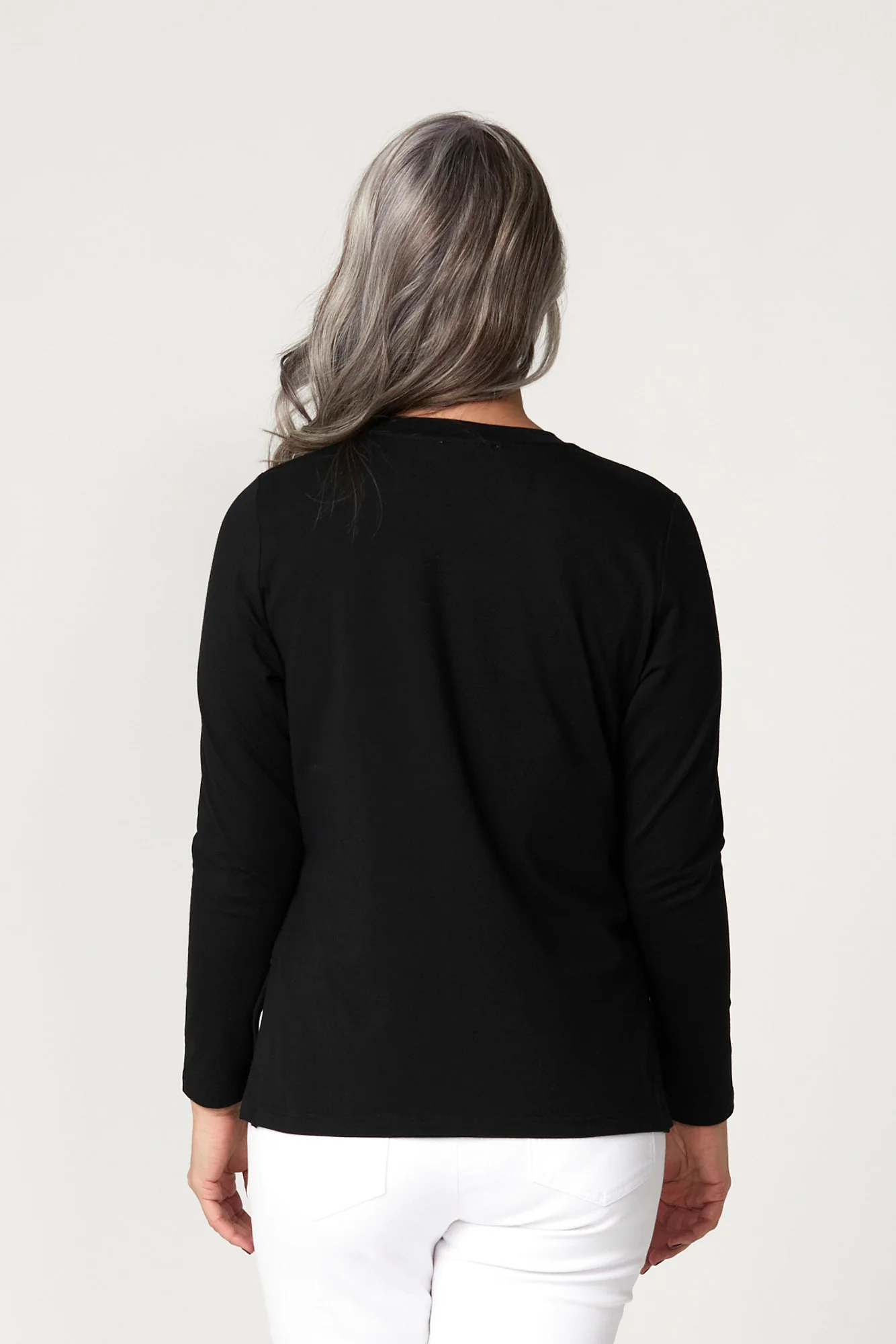 Baz Side Split Long Sleeve Top - Image 5