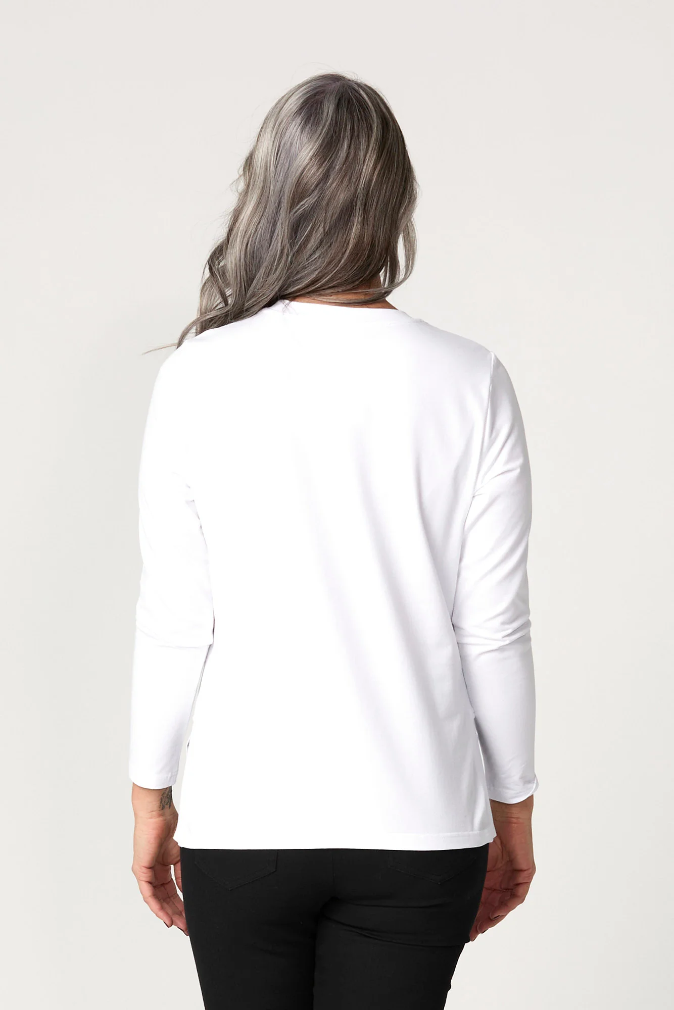 Baz Side Split Long Sleeve Top - Image 5