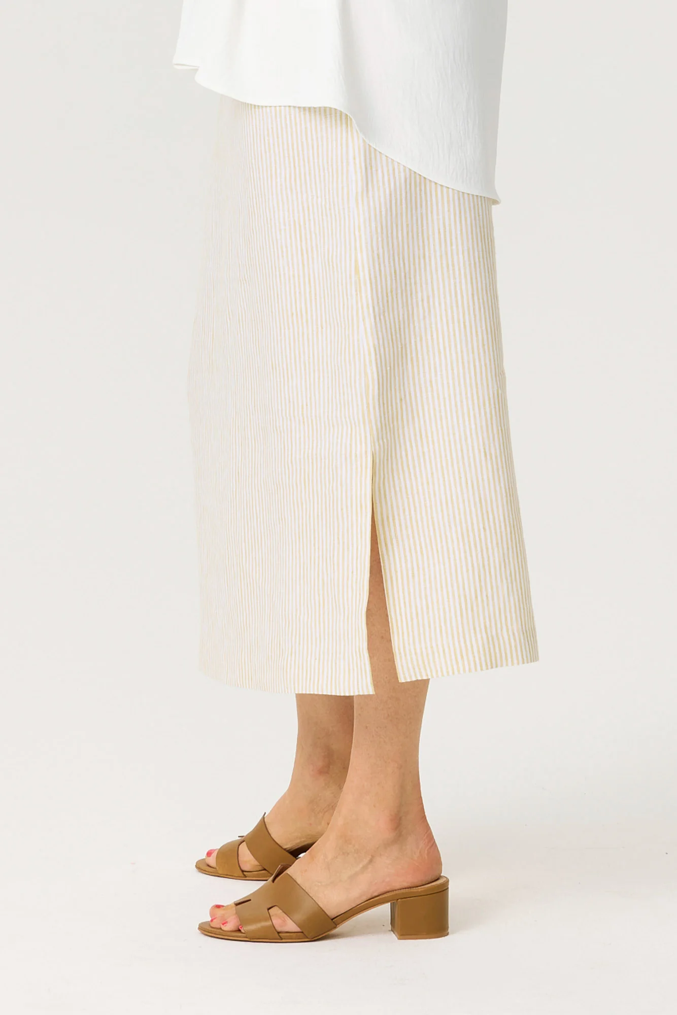 Believe Pull On Side Splits Skirt - Image 3