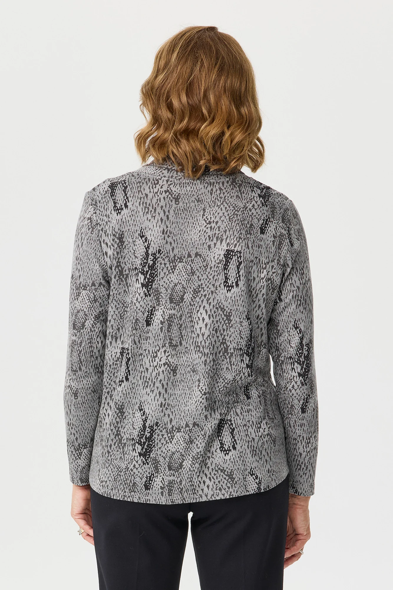 Belmont Cowl Neck Long Sleeve Top - Image 5
