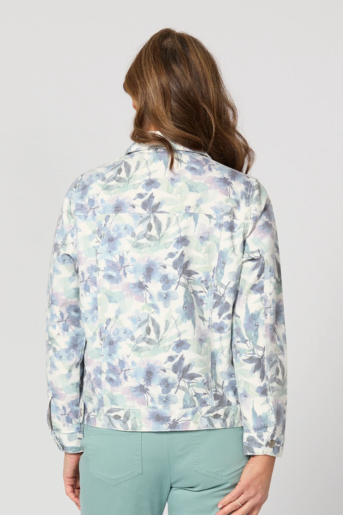 Blue Mood Print Jacket - Image 2