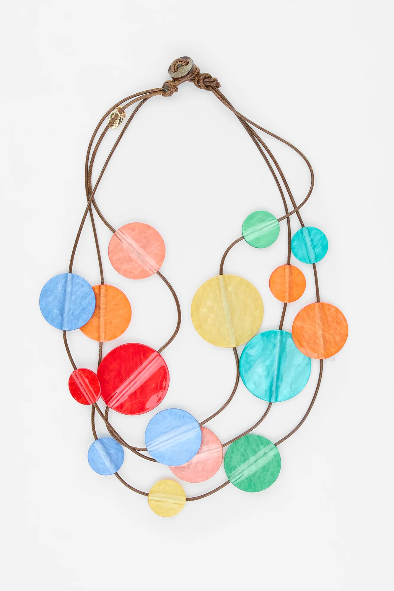 Callista Multi Disc Necklace - Image 2