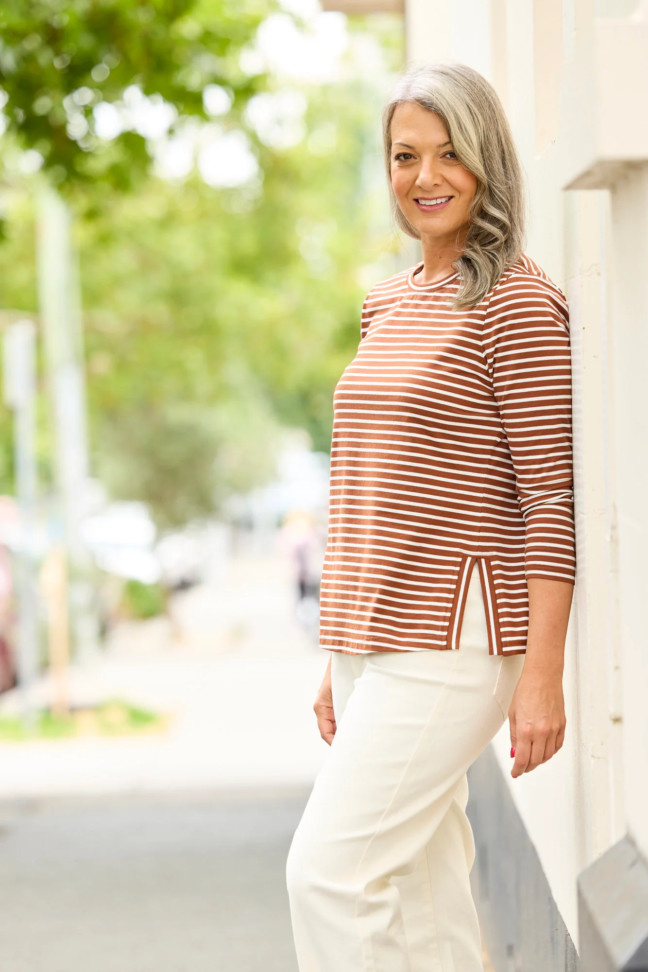 Caz Stripe Top - Image 2