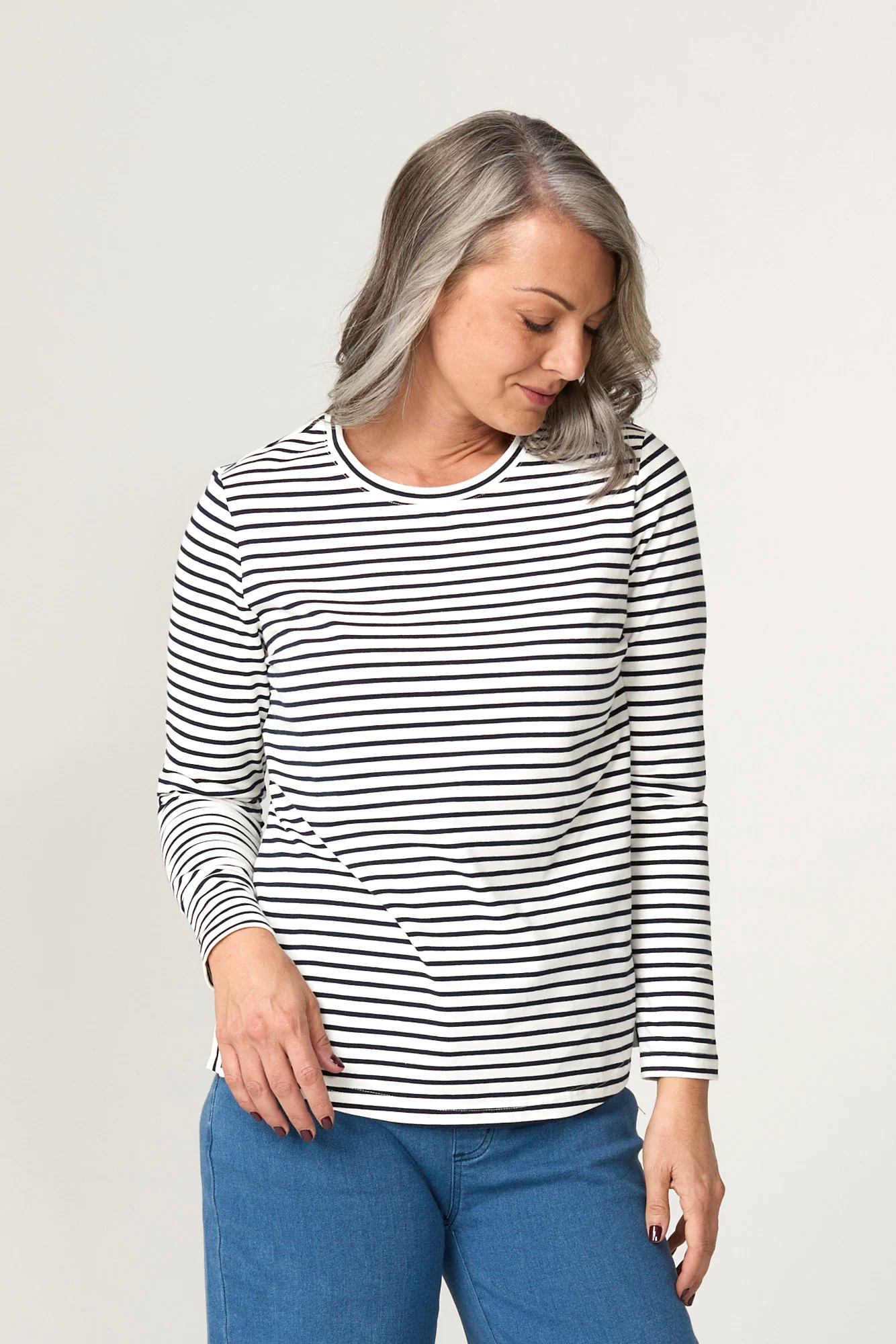 Caz Stripe Top