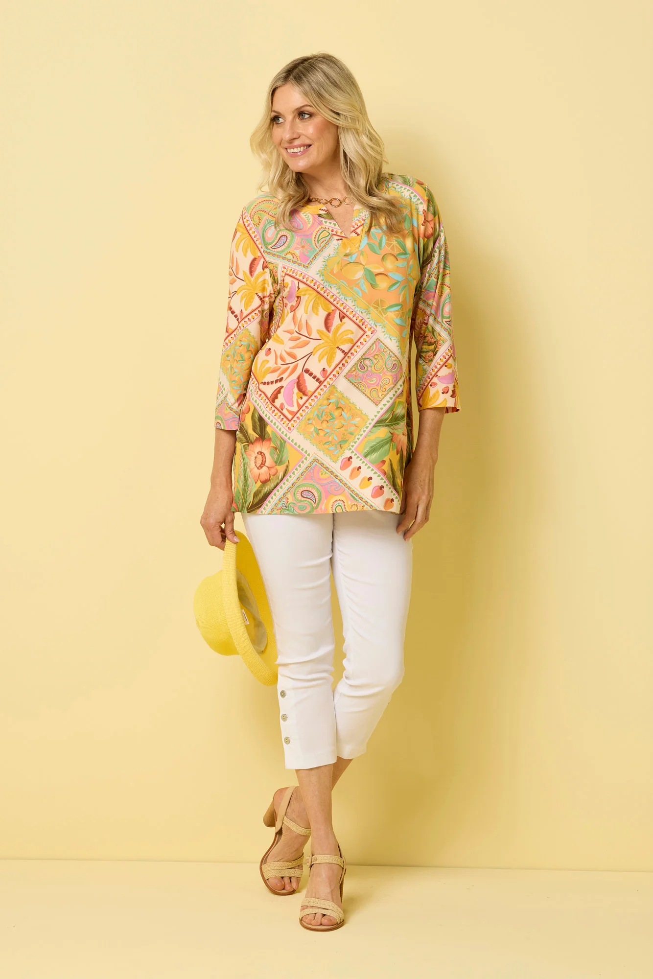 Chaucer 7/8 Button Hem Pant - Image 7