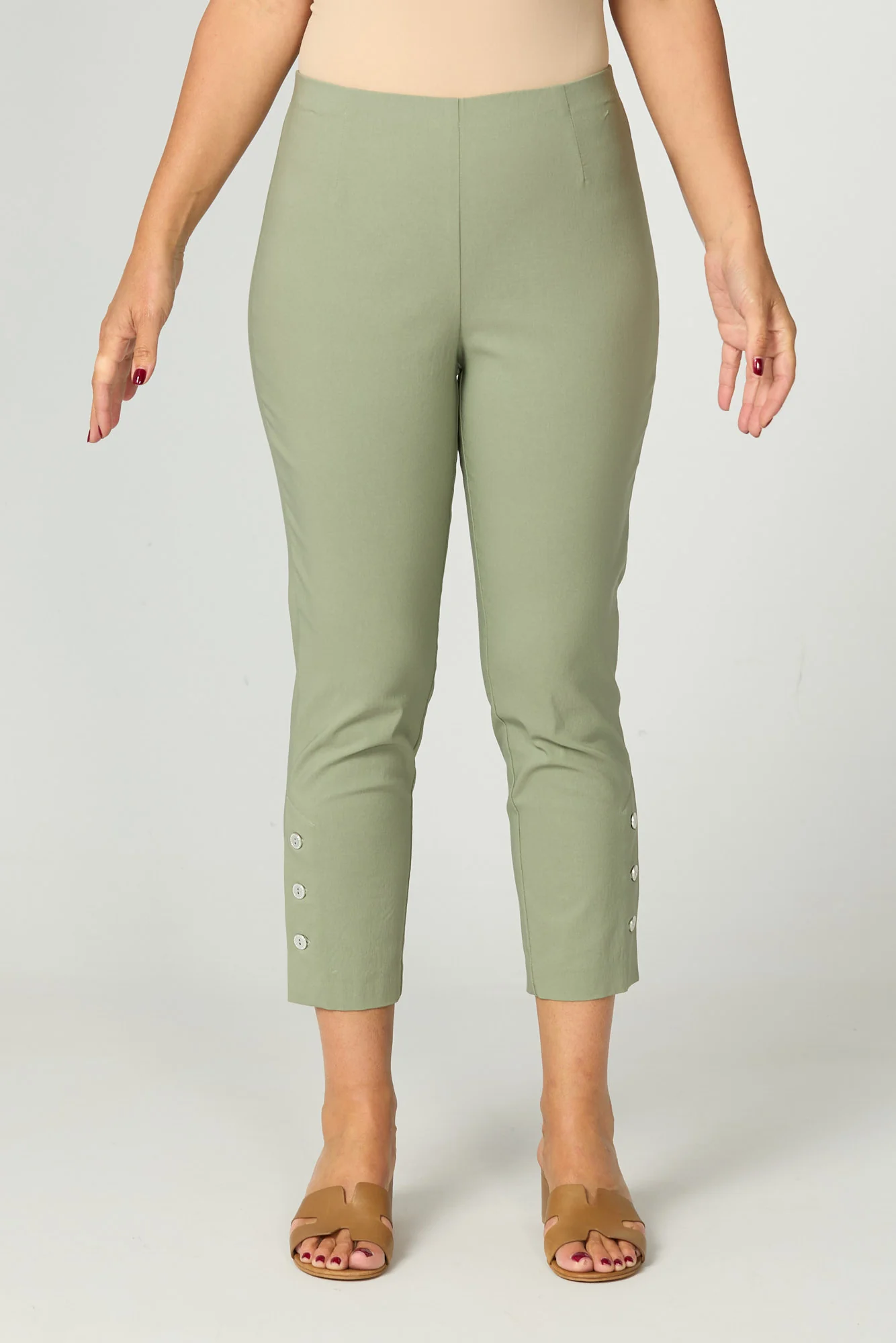 Chaucer 7/8 Button Hem Pant - Image 4