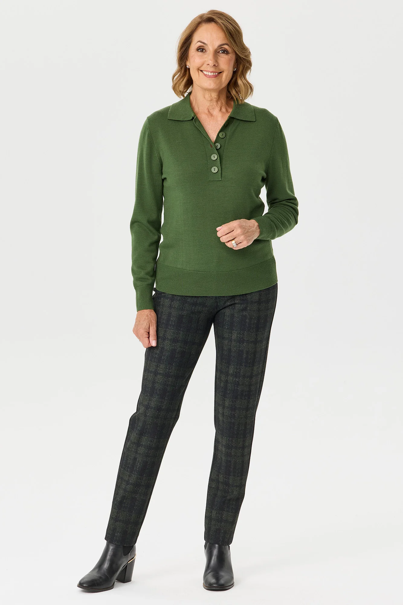 Chester Check Slim Leg Pant - Image 6