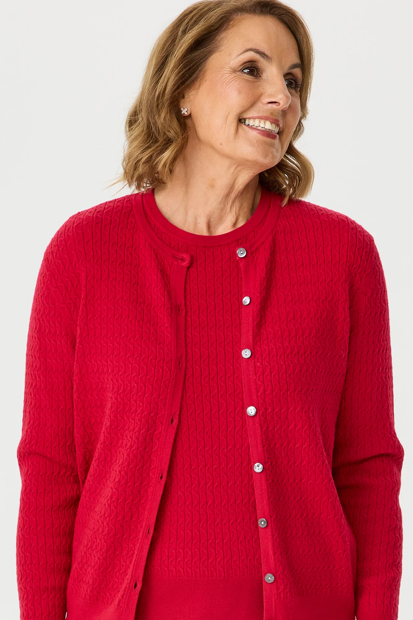 Clovelly Mini Cable Cardigan - Image 3
