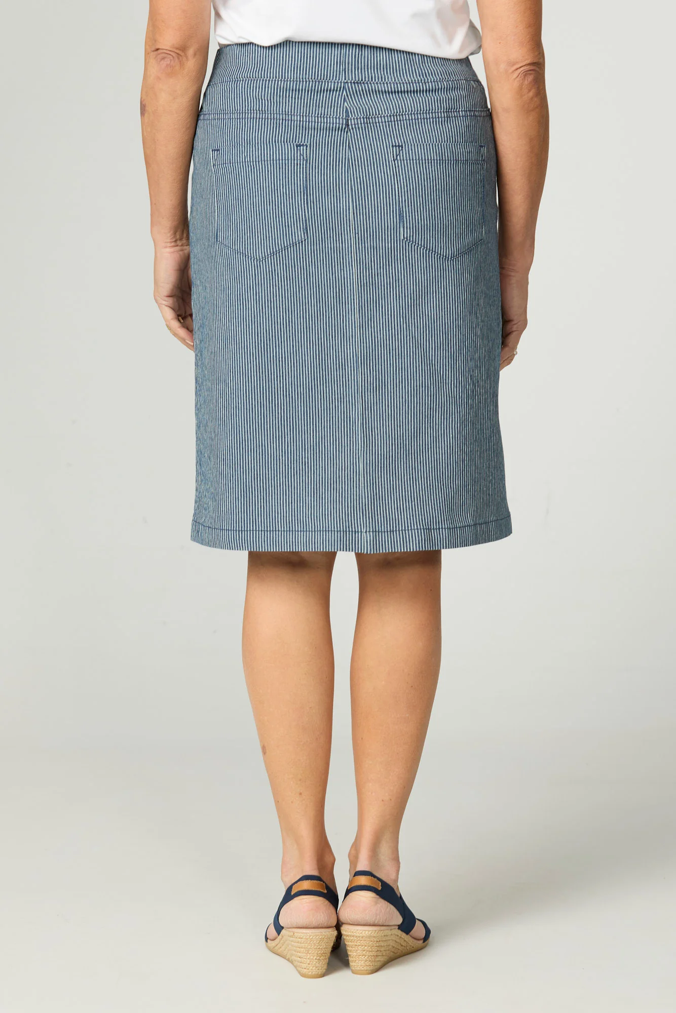Coastal Stripe Pull On Skirt - Image 2