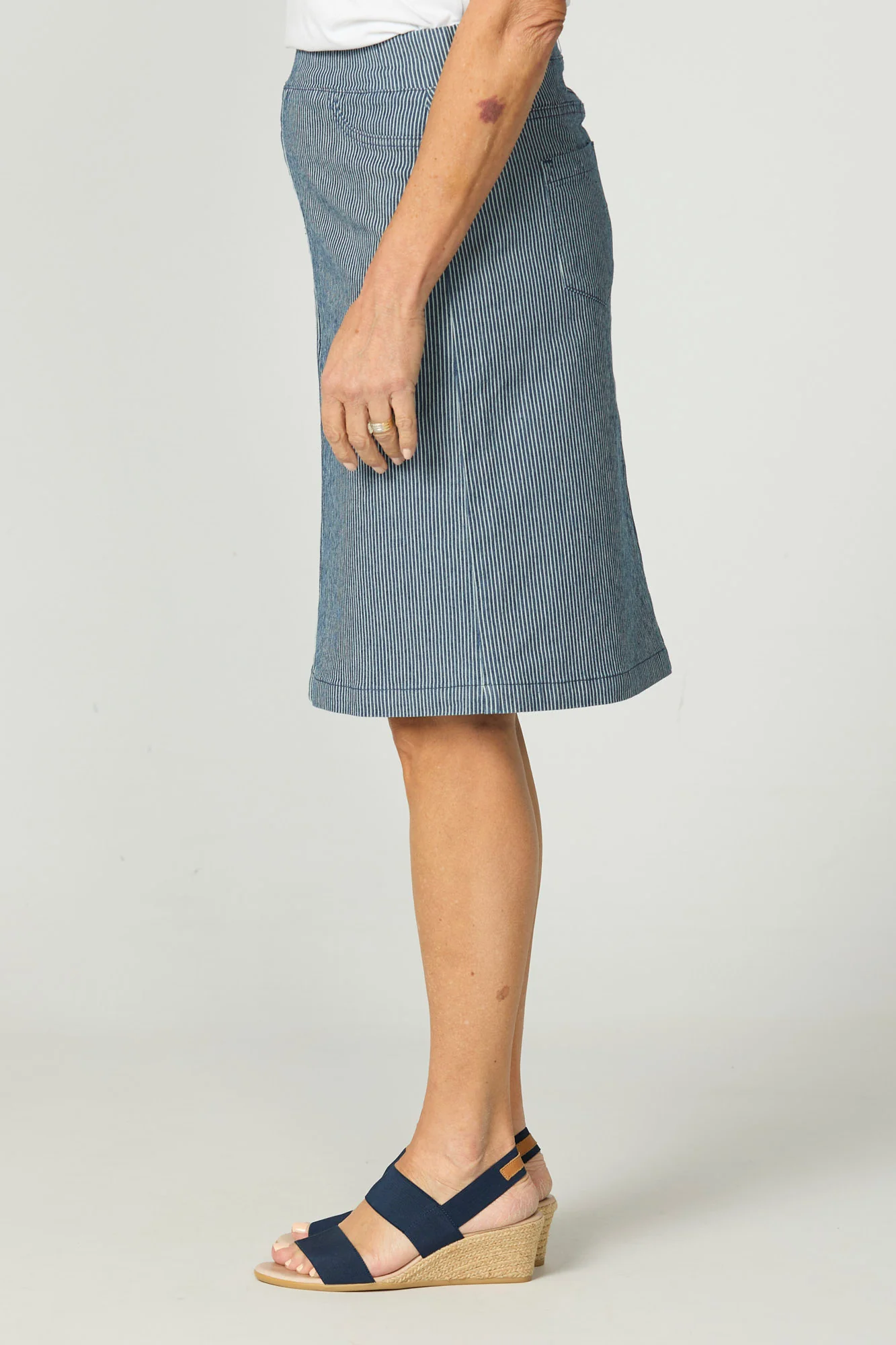 Coastal Stripe Pull On Skirt - Image 4