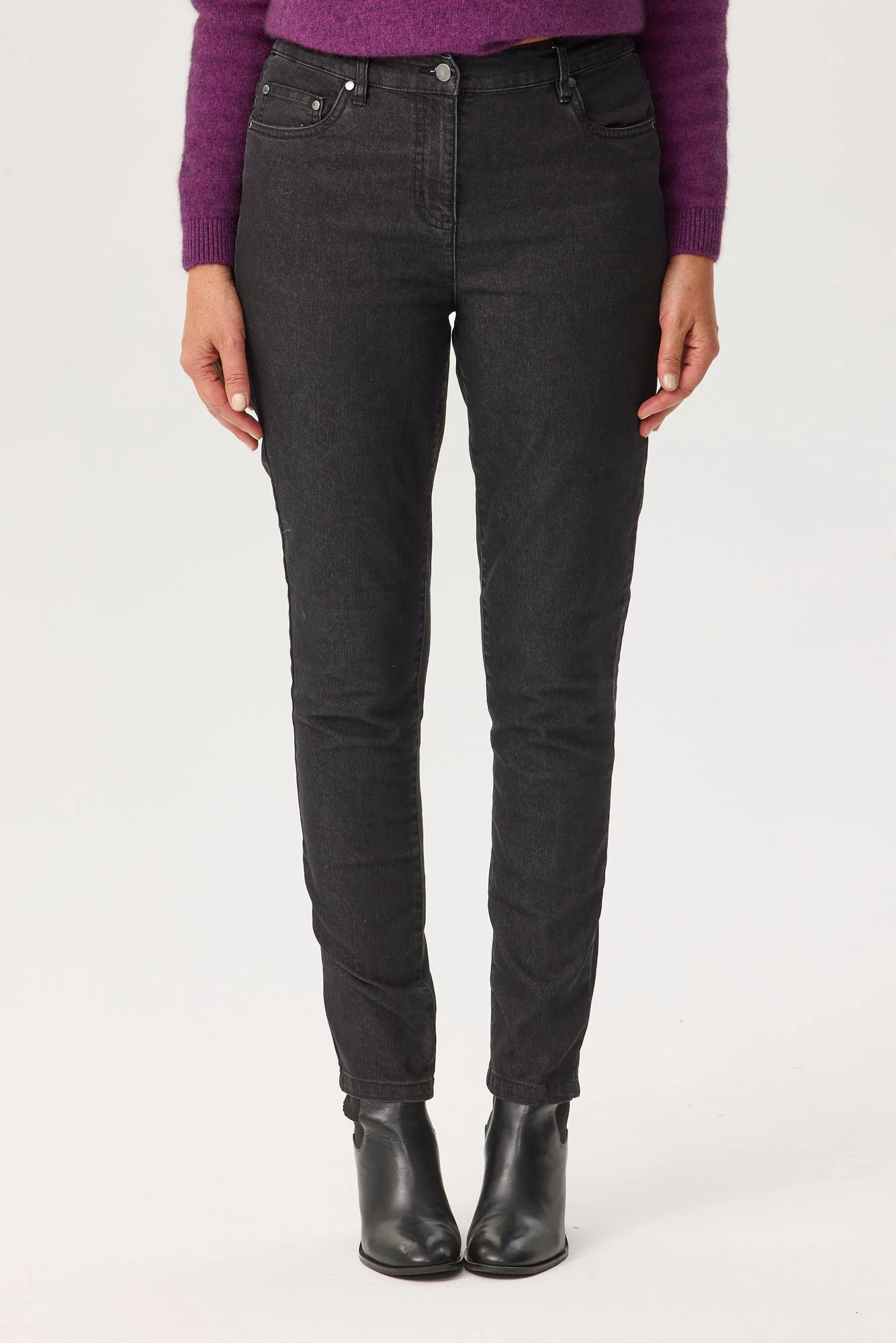 Code Zip Front Narrow Leg Jean