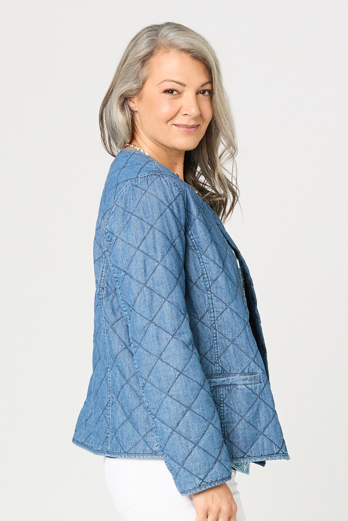 Colette Short Quilt Jacket - Image 6