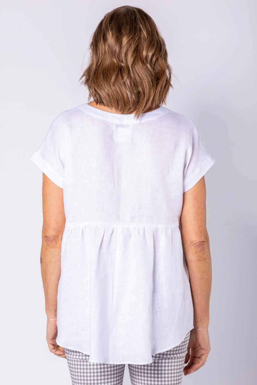 Cologne Gathered Shell Top - Image 3