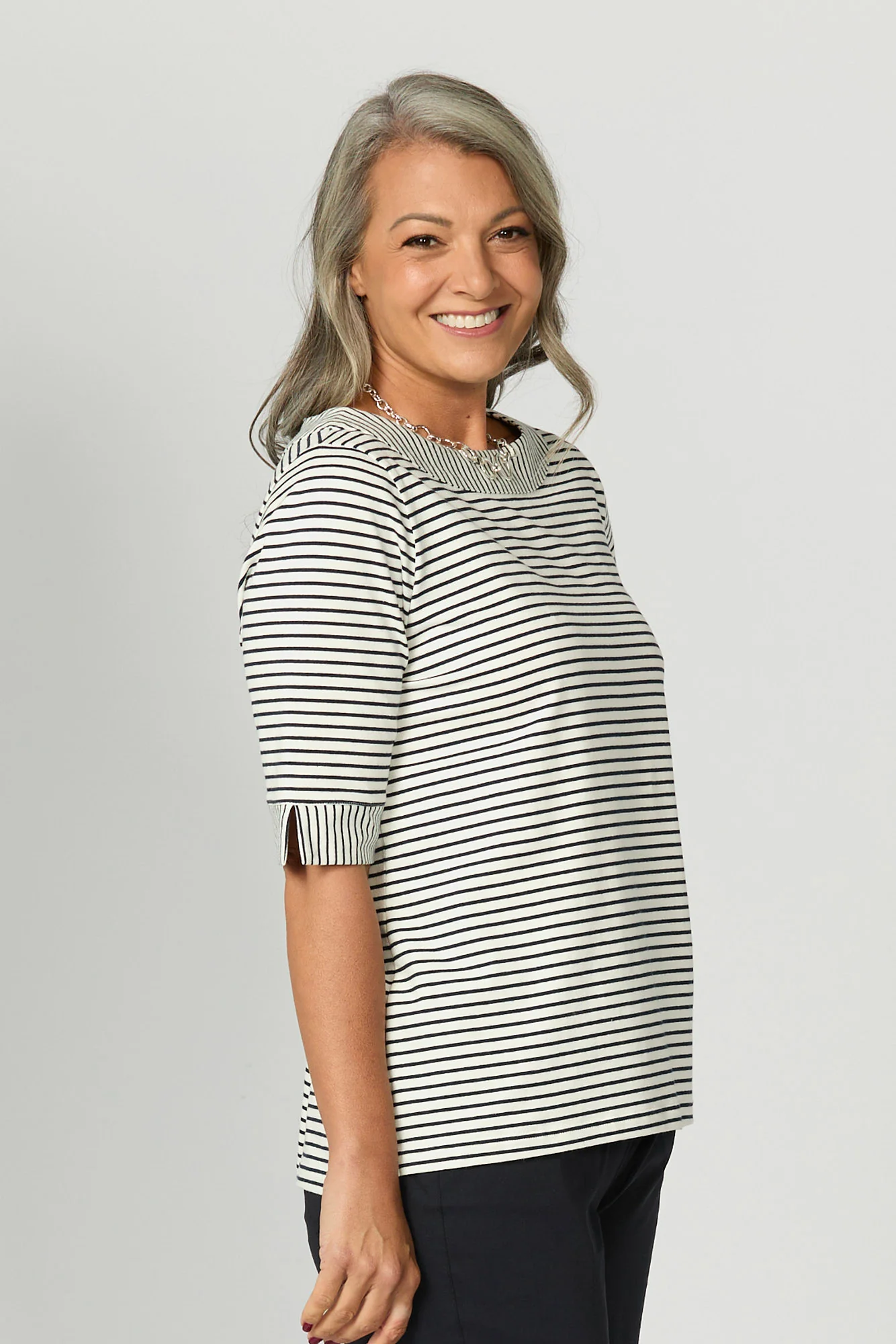 Corsa Stripe Elbow Sleeve Tee - Image 5