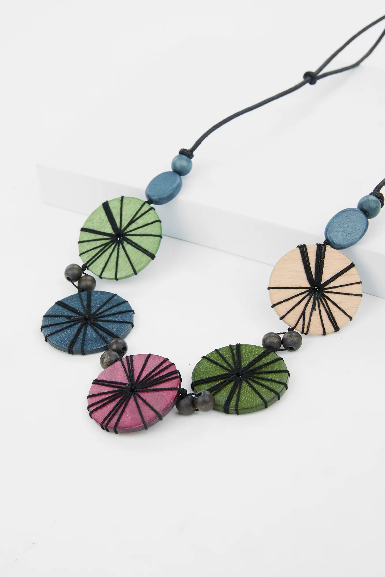 Cosima Wooden Necklace - Image 3