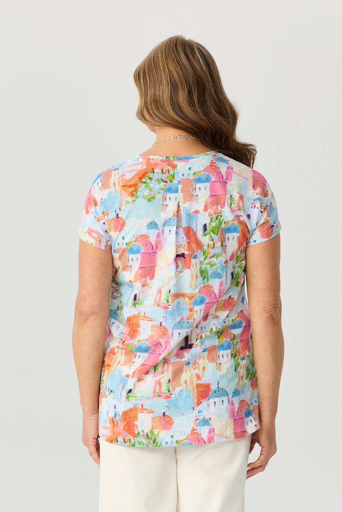 Costa Houses V Neck Short Sleeve Tee - Image 5