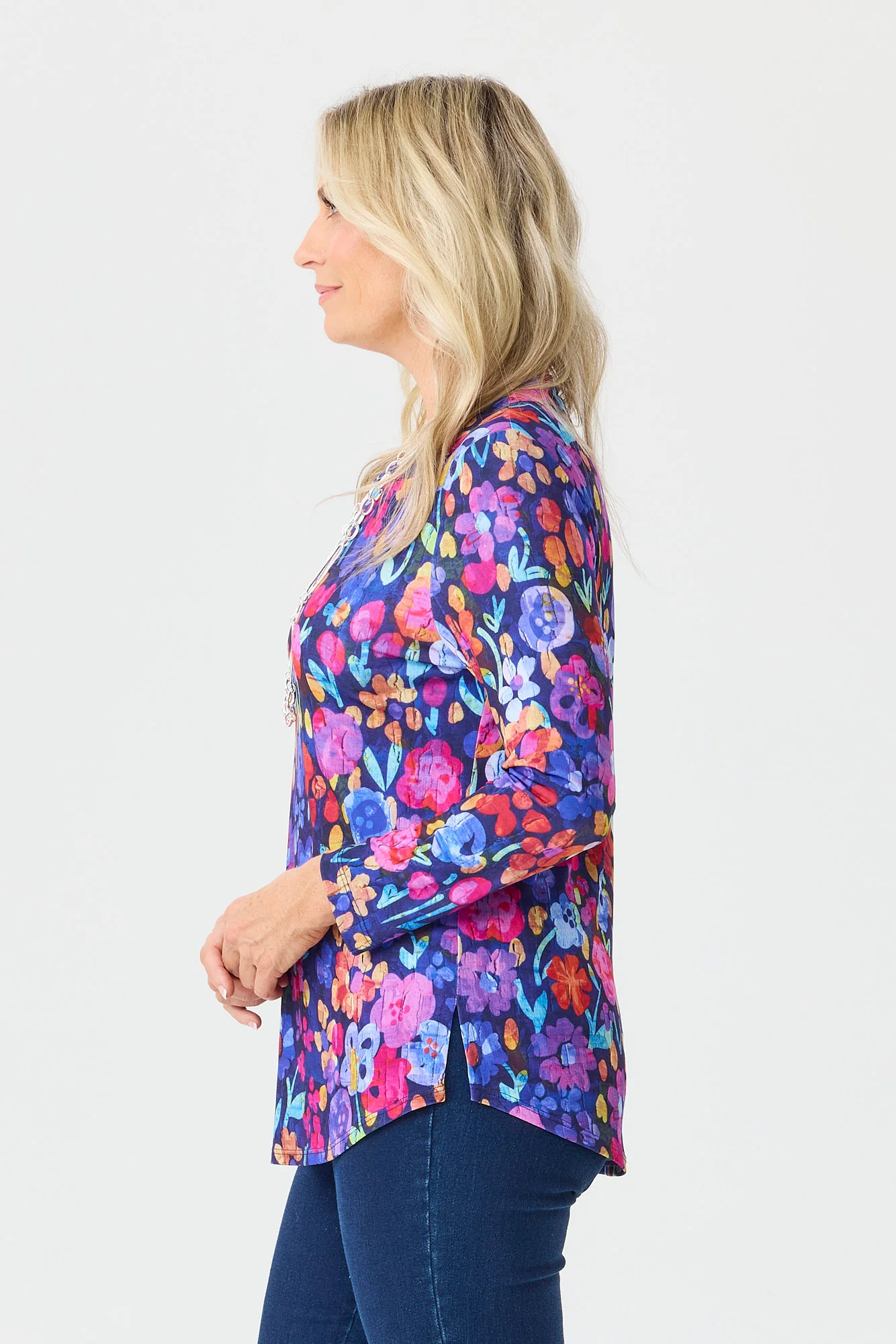 Coventry Print Long Sleeve Top - Image 4