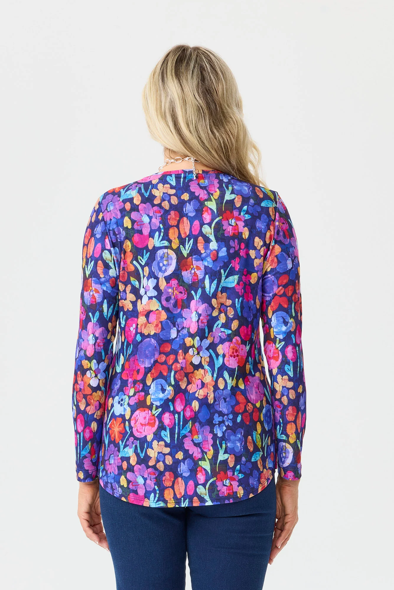 Coventry Print Long Sleeve Top - Image 5