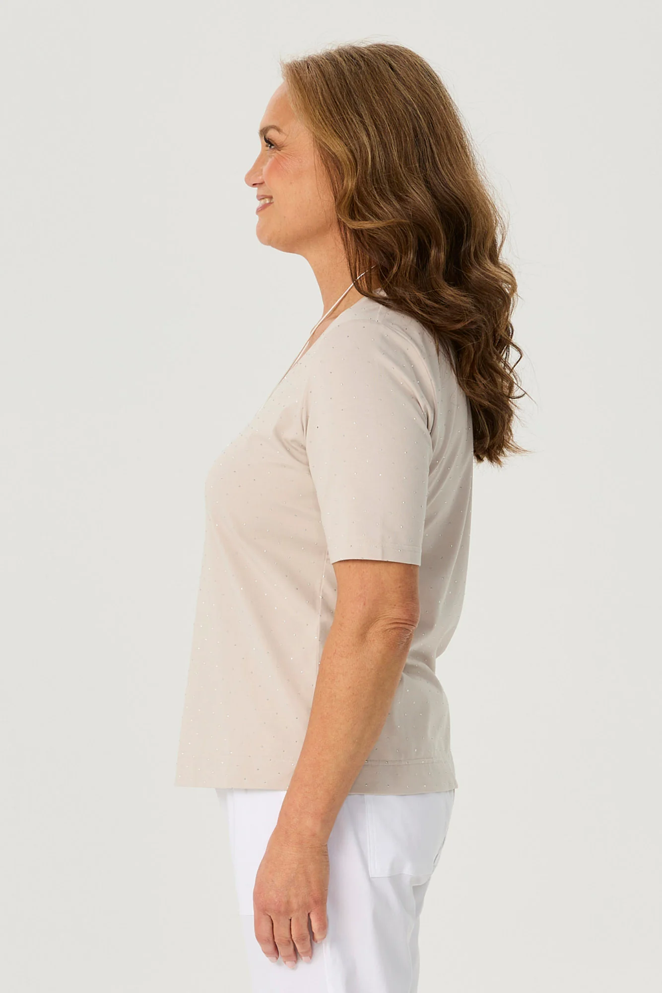Delray Stud Short Sleeve Tee - Image 4