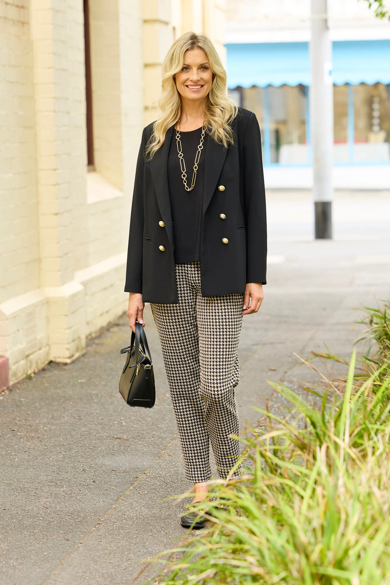 Derby Check Stretch 7/8 Pant - Image 7