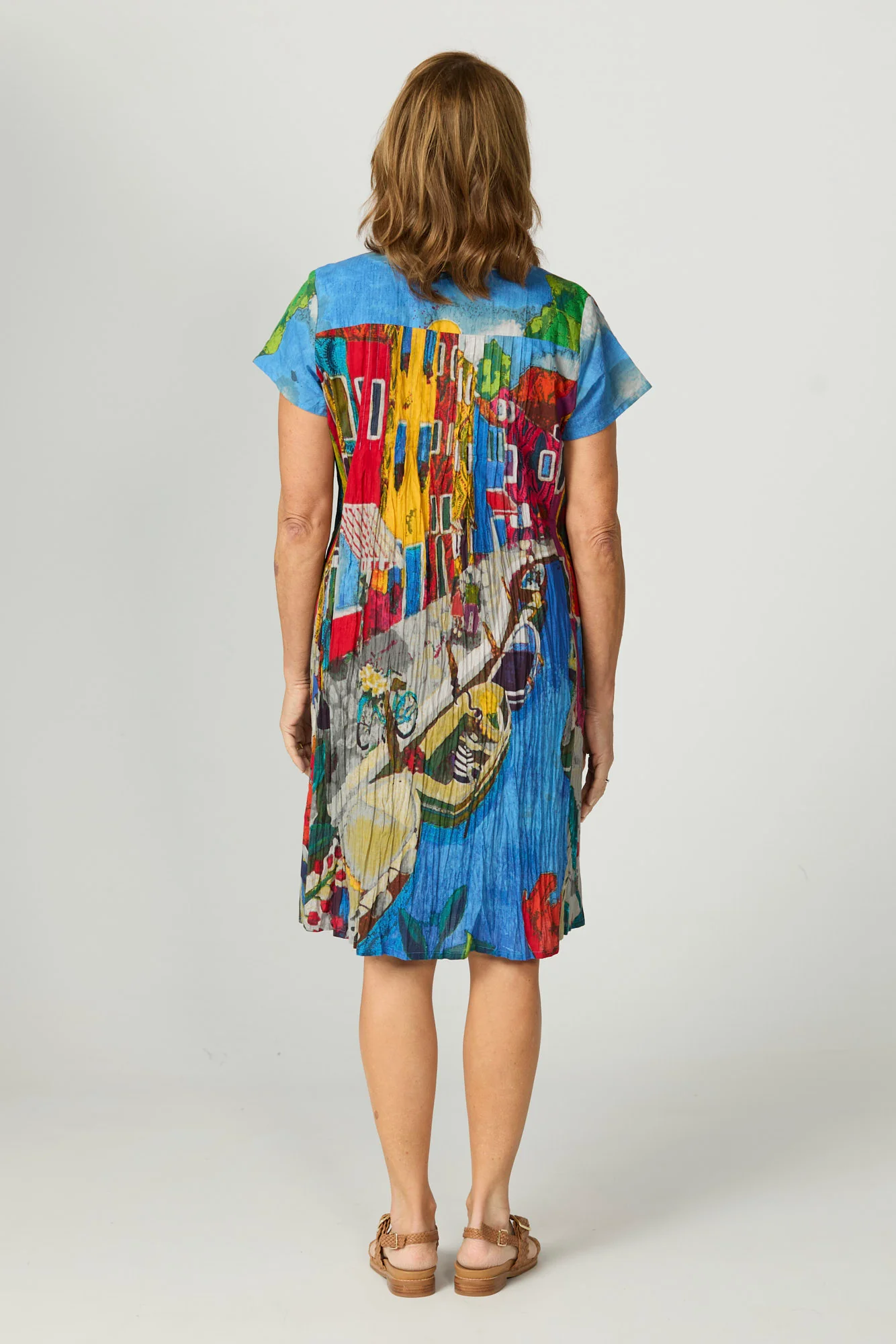 Easy Fit Short Sleeve Dress - Image 3