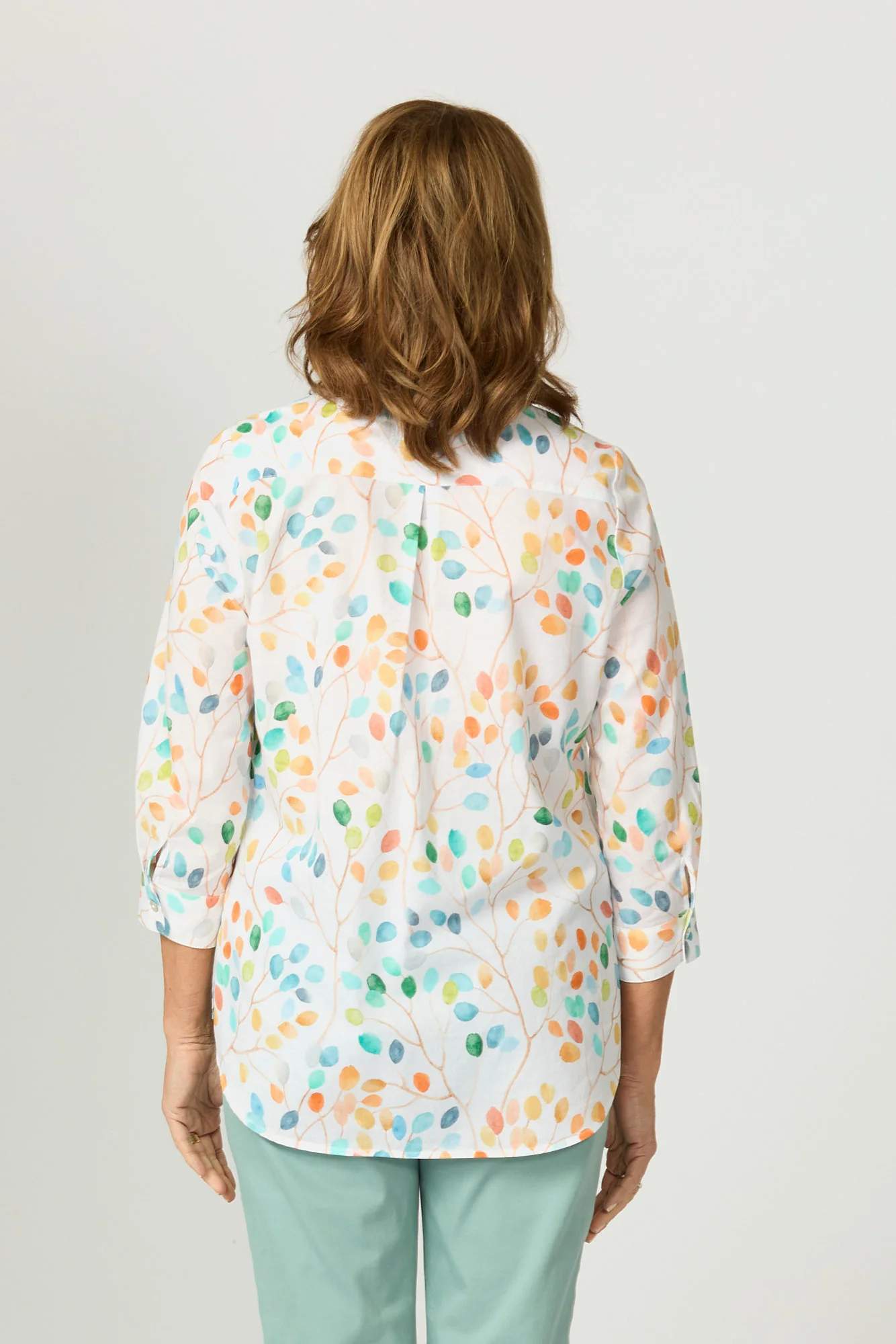 Eden 3/4 Sleeve Print Shirt - Image 5