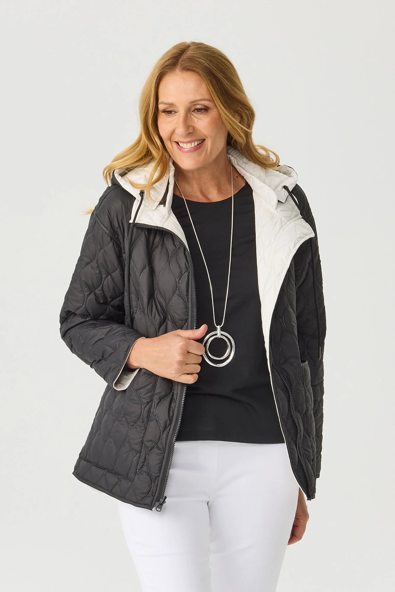 Elements Reversible Quilt Jacket