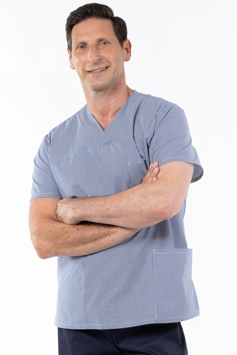Energy Check V Neck Scrub Top - Image 4