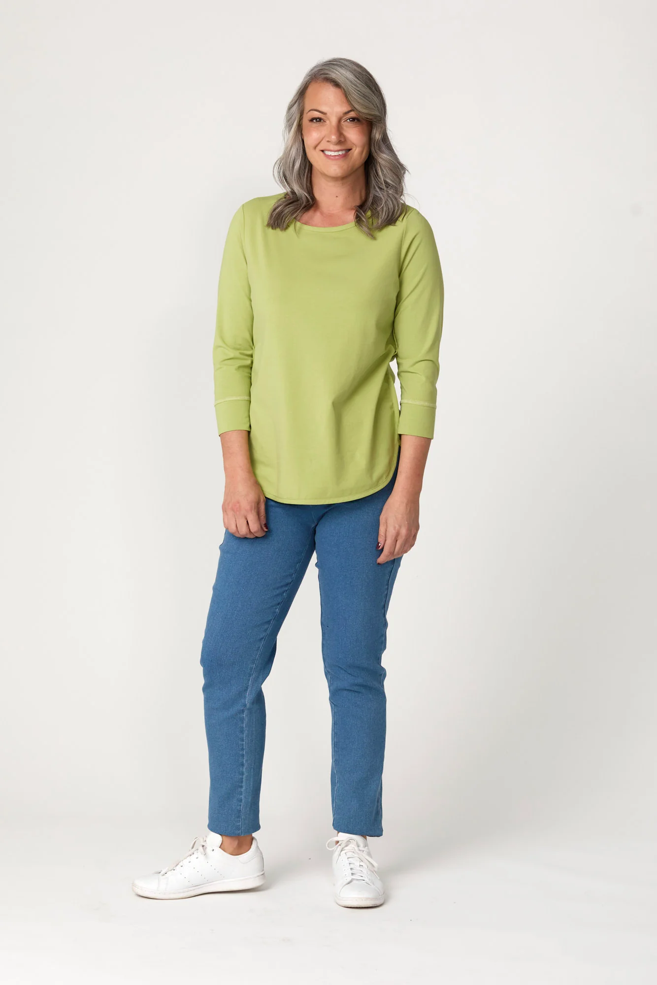Eternity Modal/cotton 3/4 Sleeve Top - Image 2