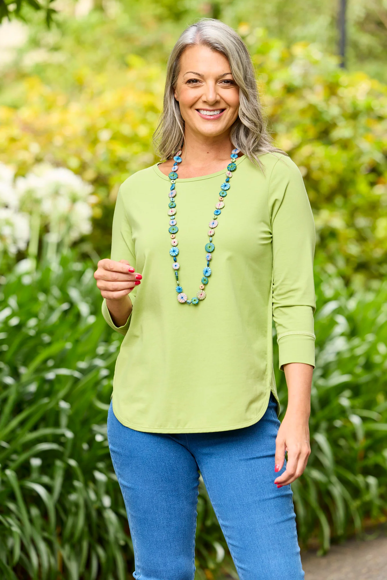 Eternity Modal/cotton 3/4 Sleeve Top - Image 7