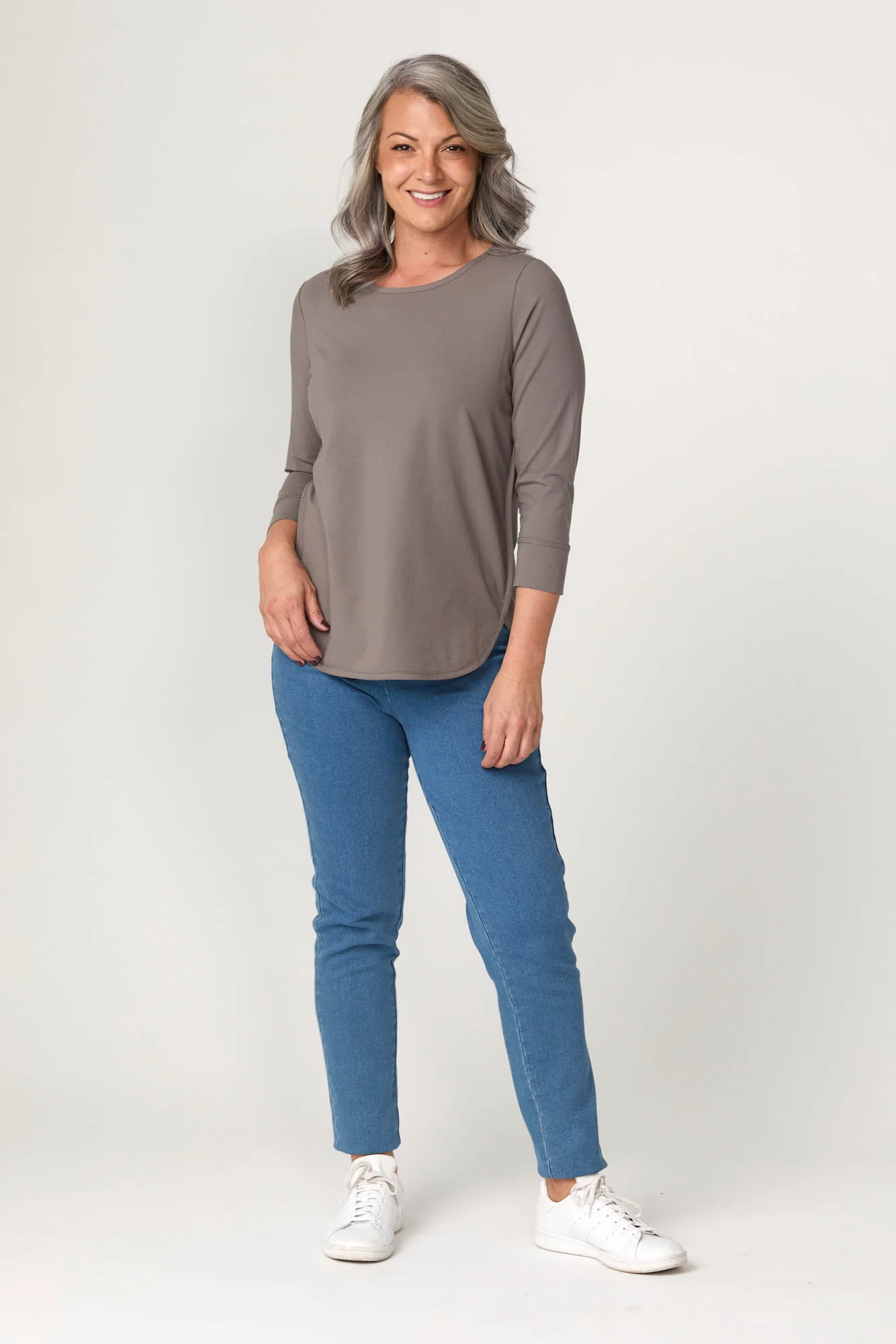Eternity Modal/cotton 3/4 Sleeve Top - Image 2