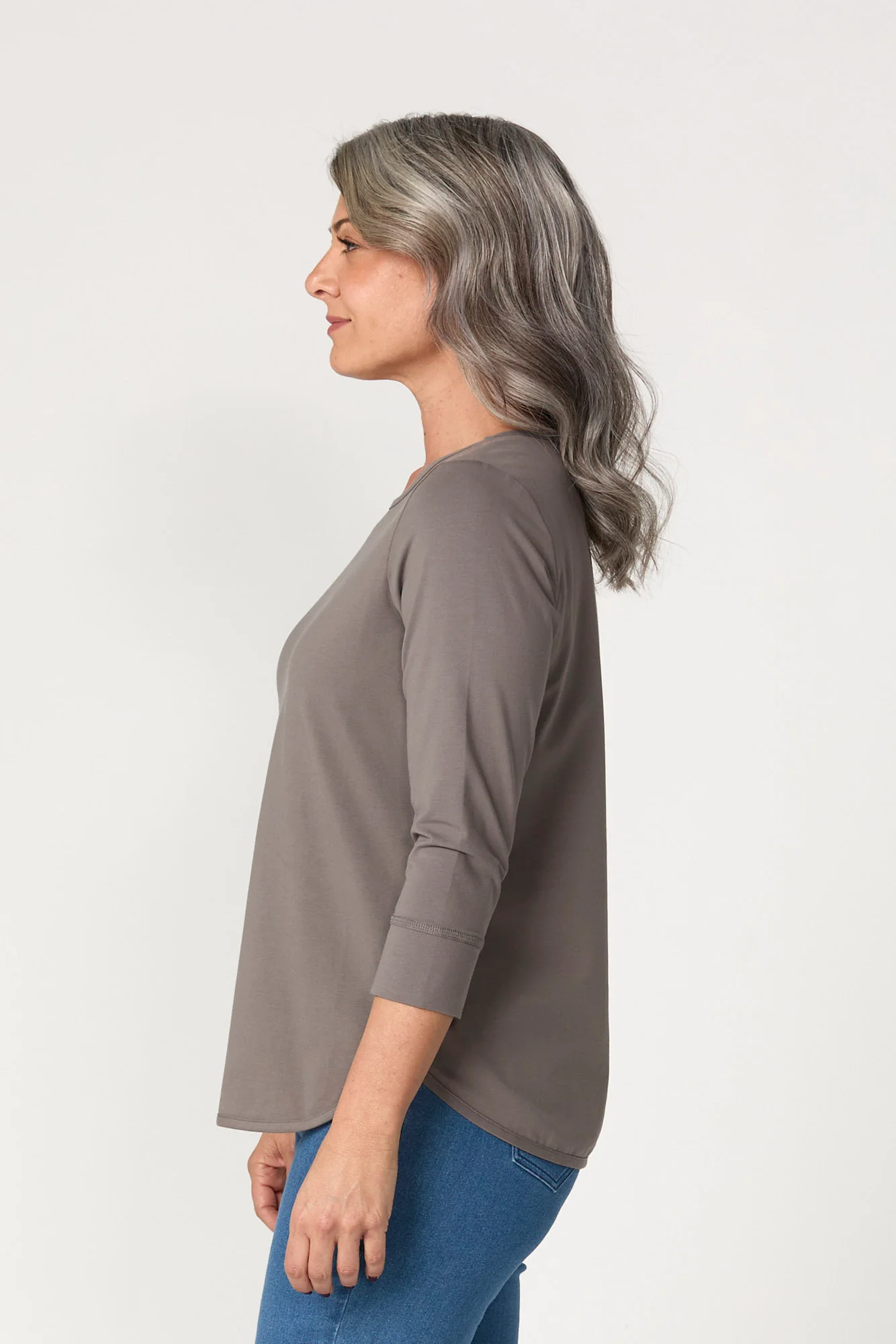 Eternity Modal/cotton 3/4 Sleeve Top - Image 4
