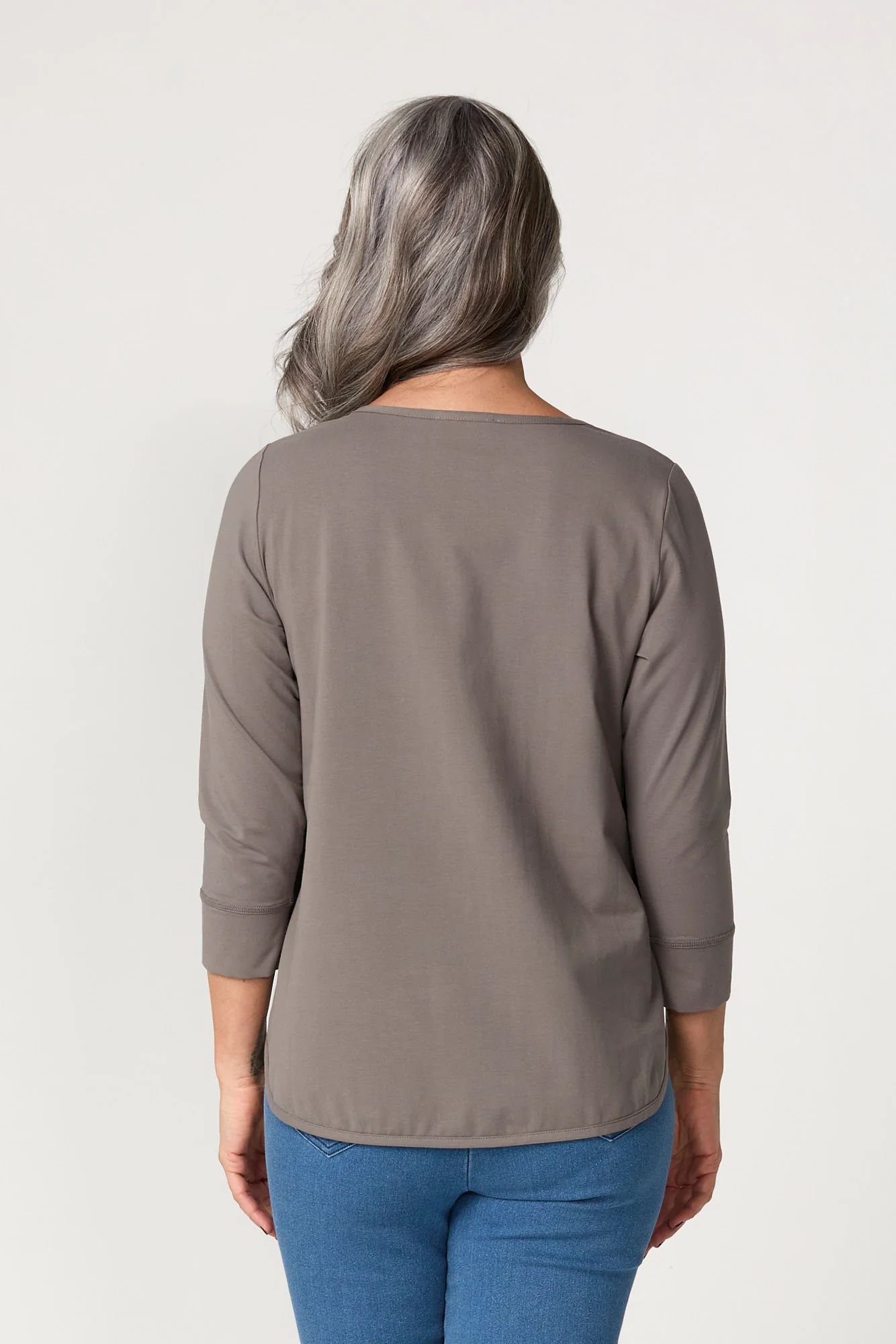 Eternity Modal/cotton 3/4 Sleeve Top - Image 5