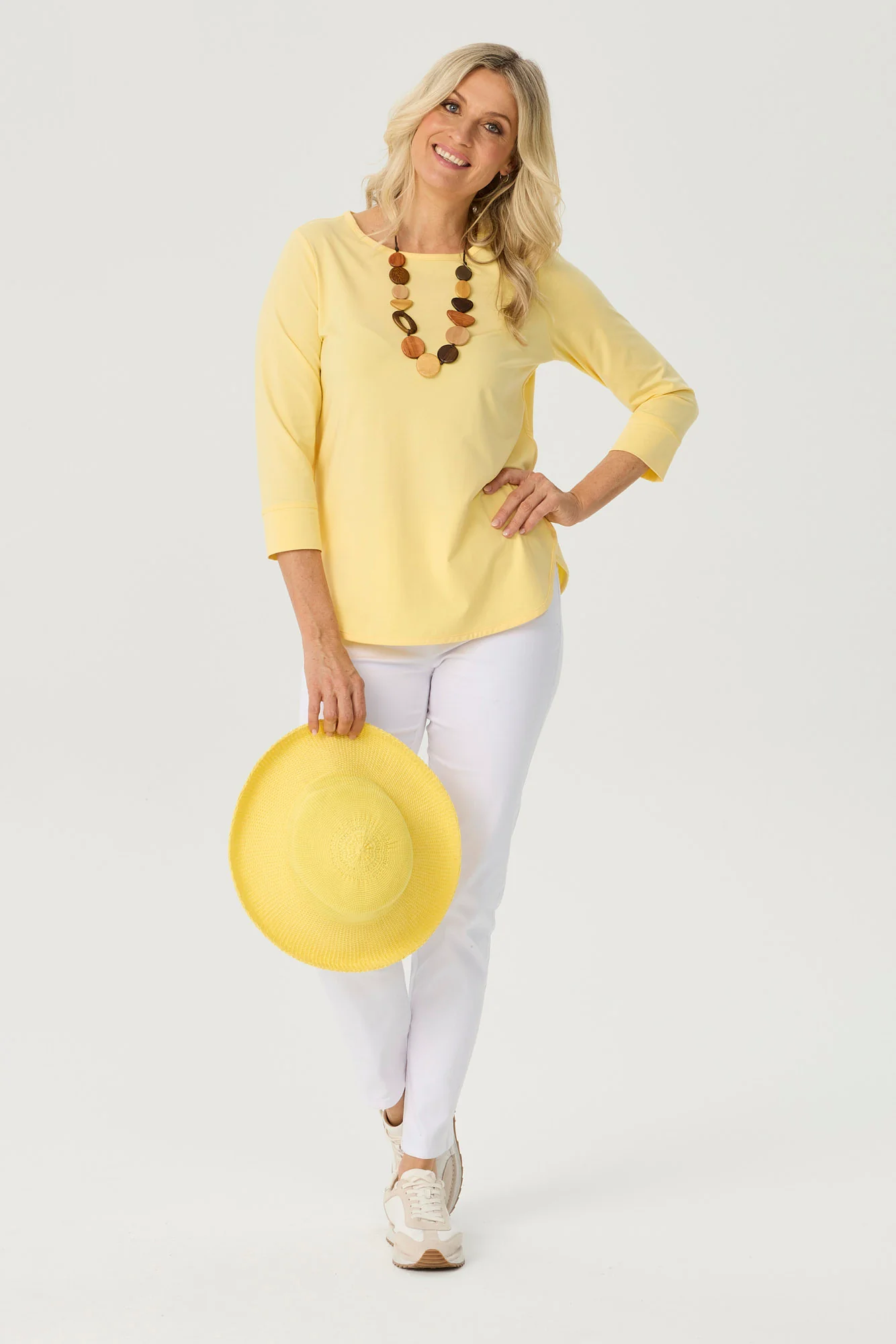 Eternity Modal/cotton 3/4 Sleeve Top - Image 3