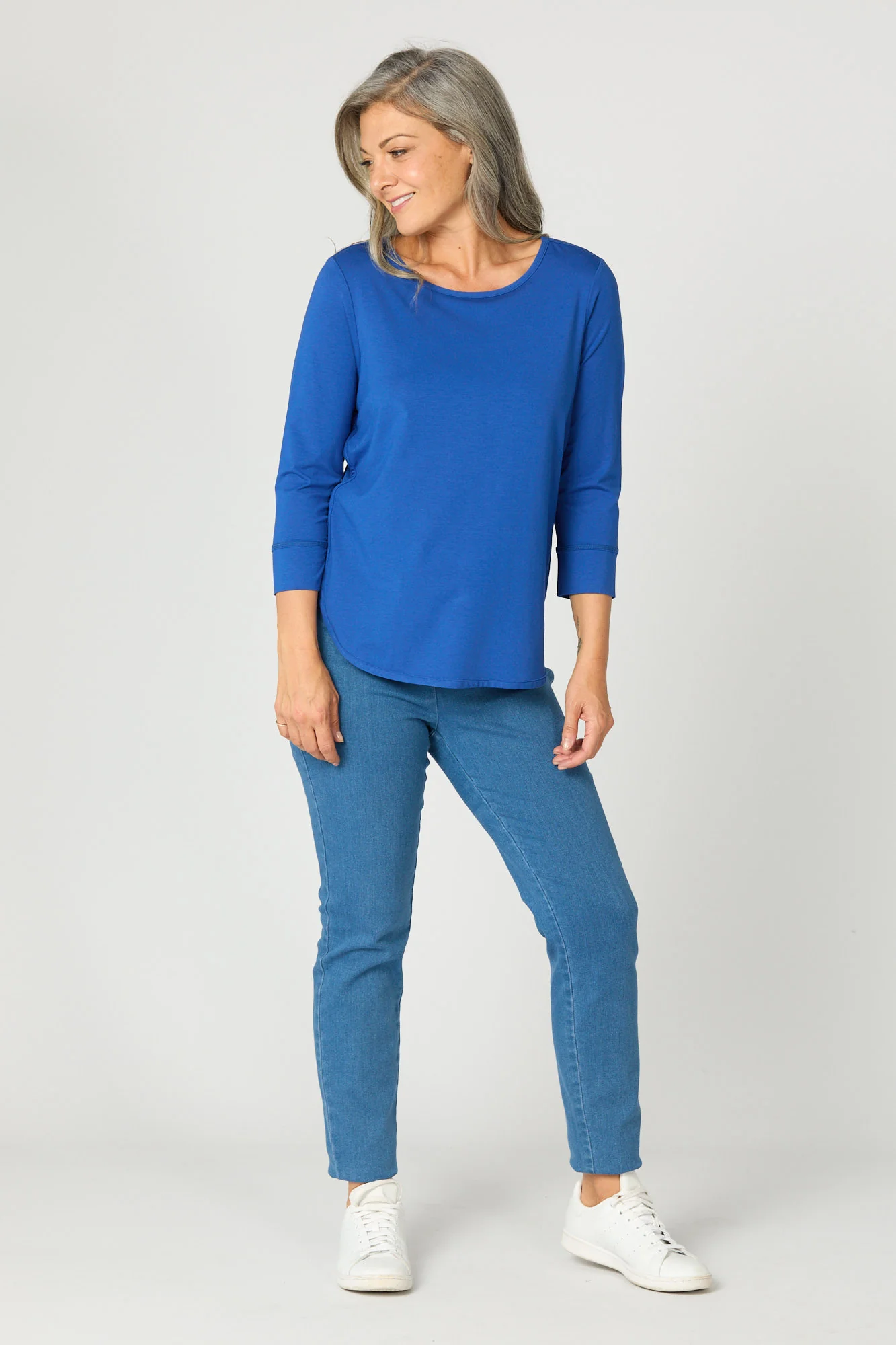 Eternity Modal/cotton 3/4 Sleeve Top - Image 9