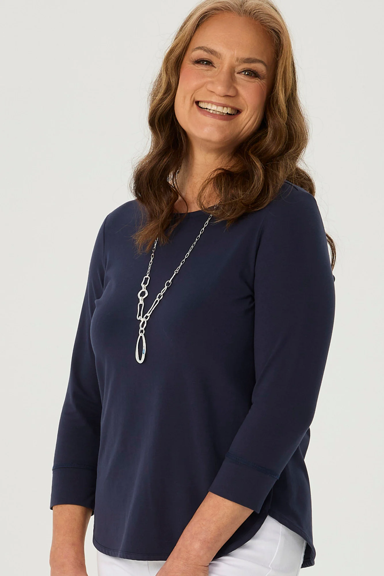 Eternity Modal/cotton 3/4 Sleeve Top - Image 7