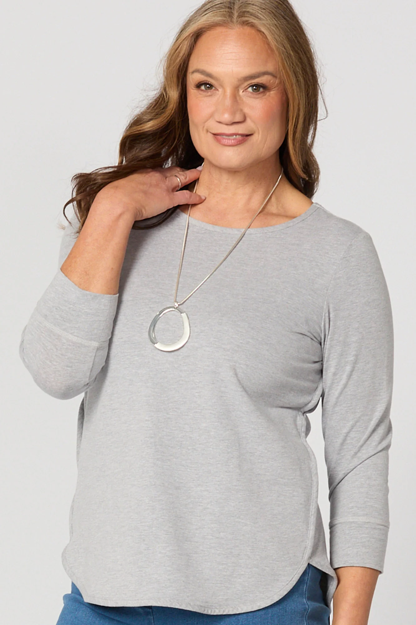 Eternity Modal/cotton 3/4 Sleeve Top - Image 3