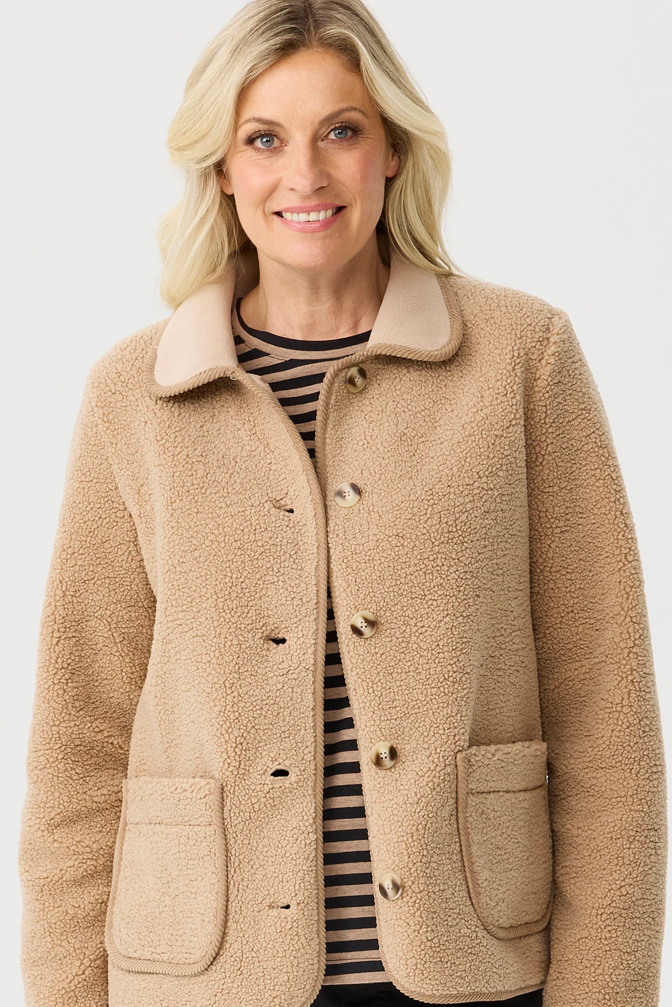 Explore Fleece Button Up Jacket - Image 3