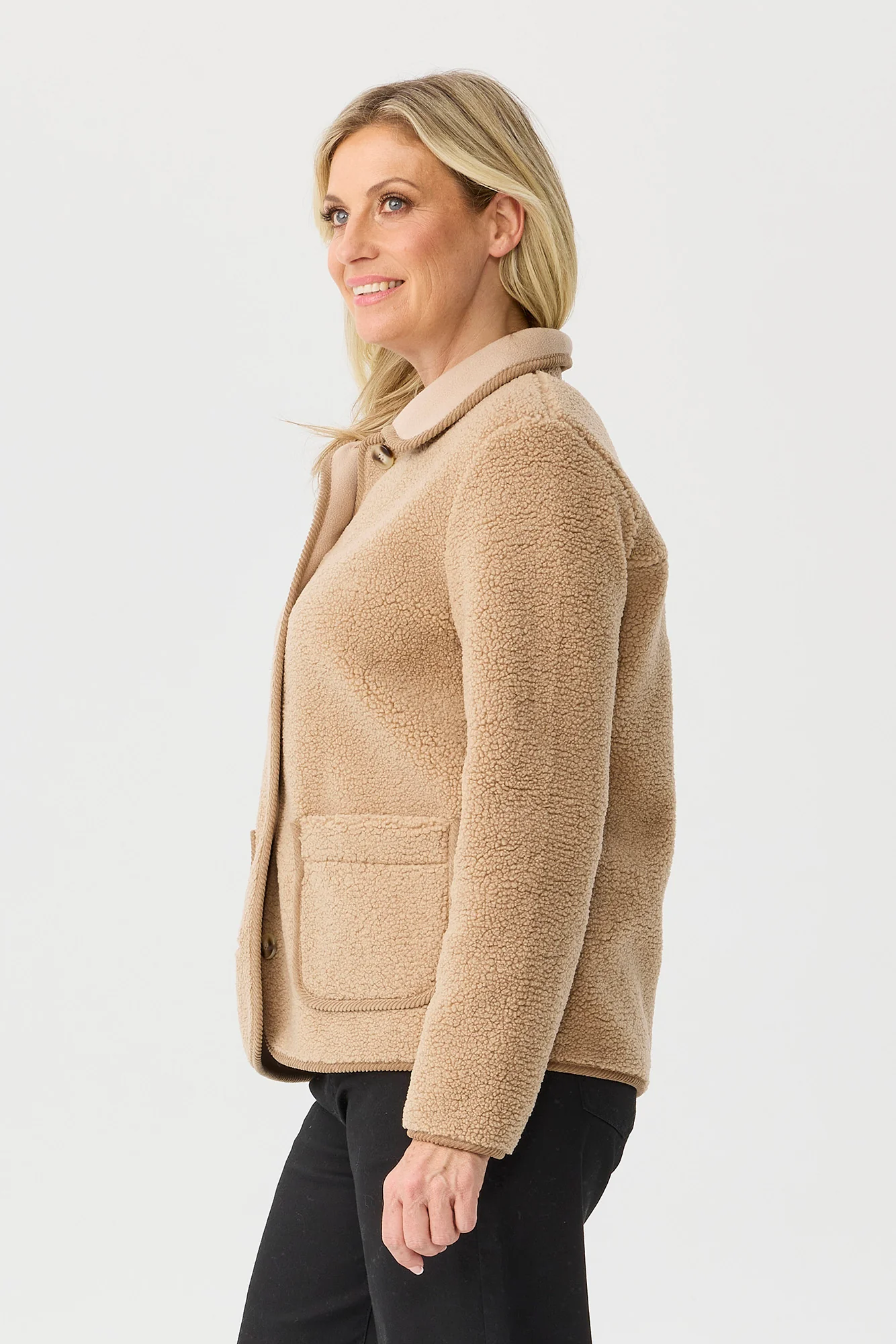 Explore Fleece Button Up Jacket - Image 4
