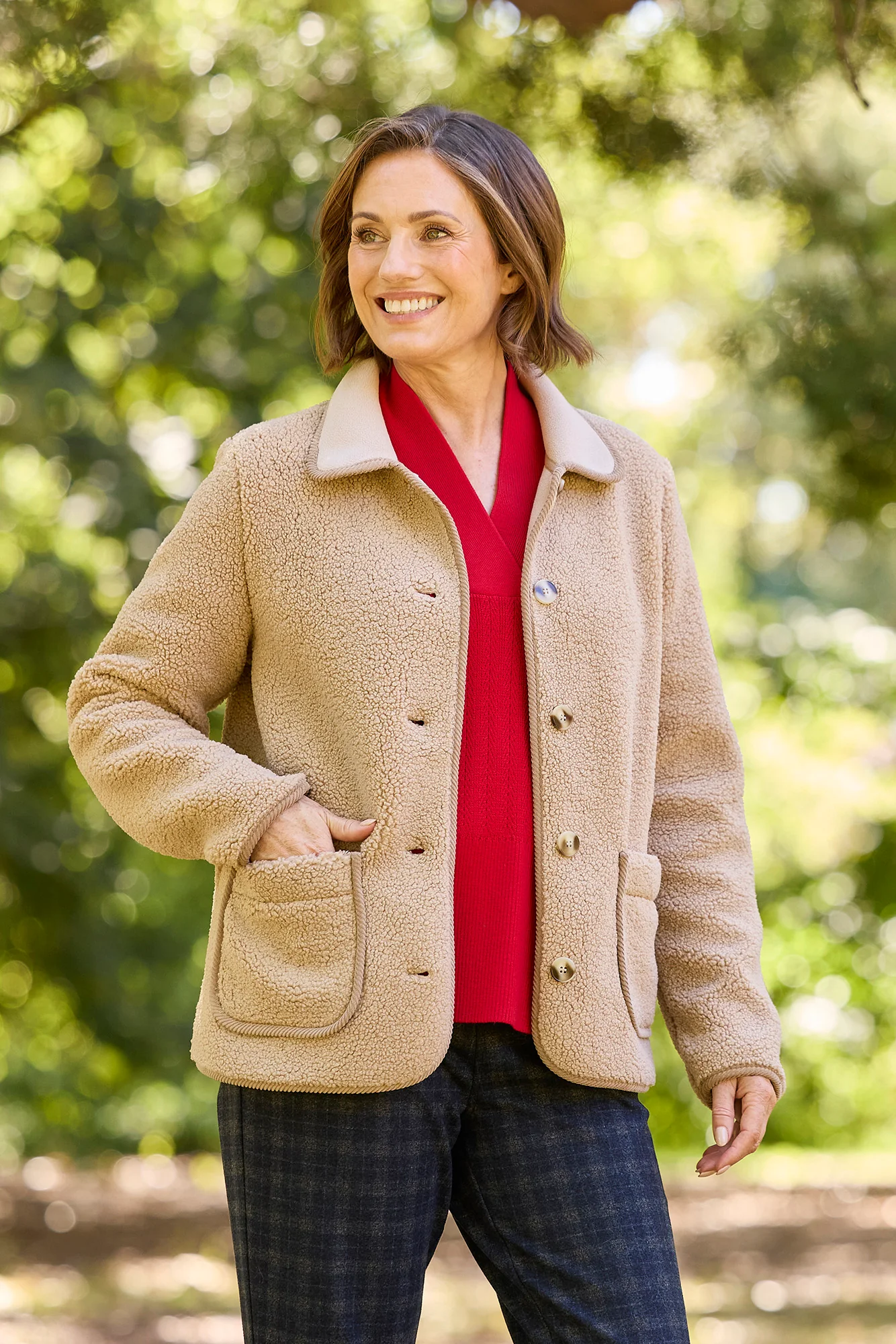 Explore Fleece Button Up Jacket - Image 7