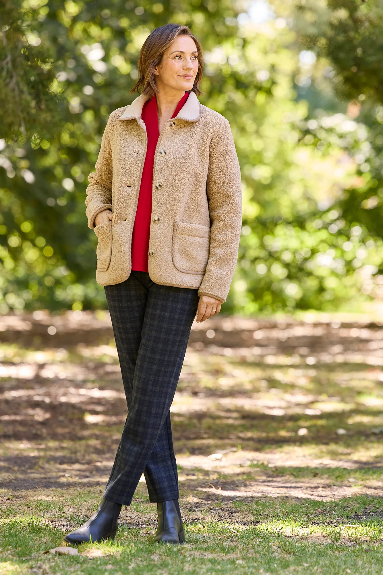 Explore Fleece Button Up Jacket - Image 9