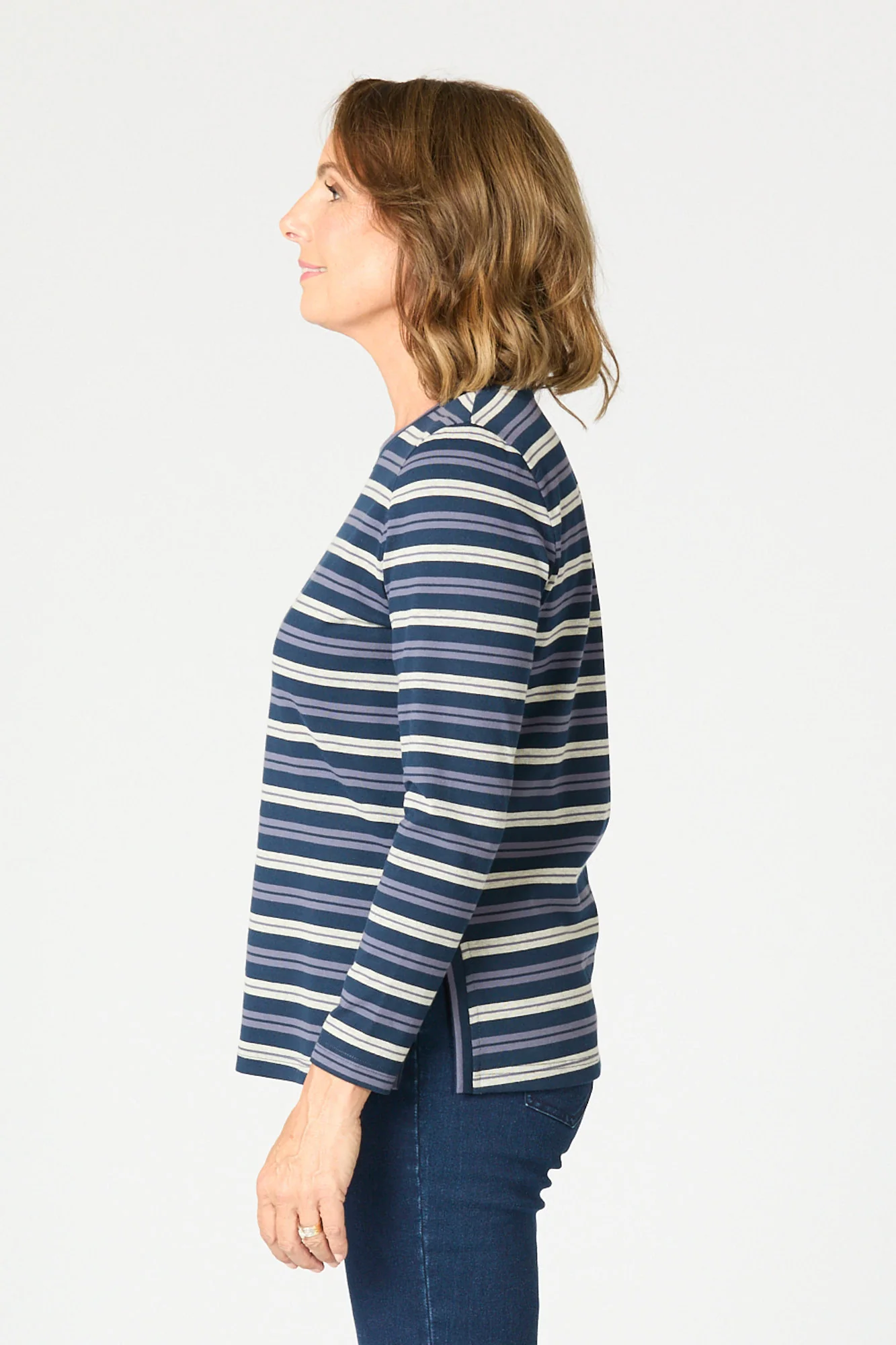 Expo Stripe Long Sleeve Top - Image 3