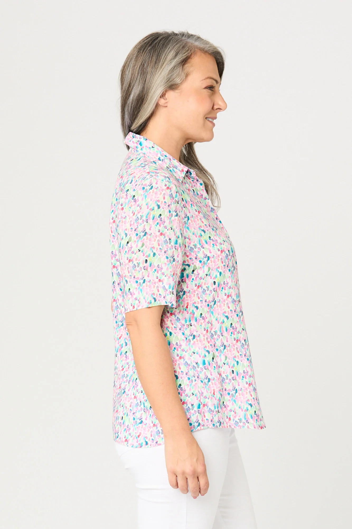 Fetti Short Sleeve Print Shirt - Image 4