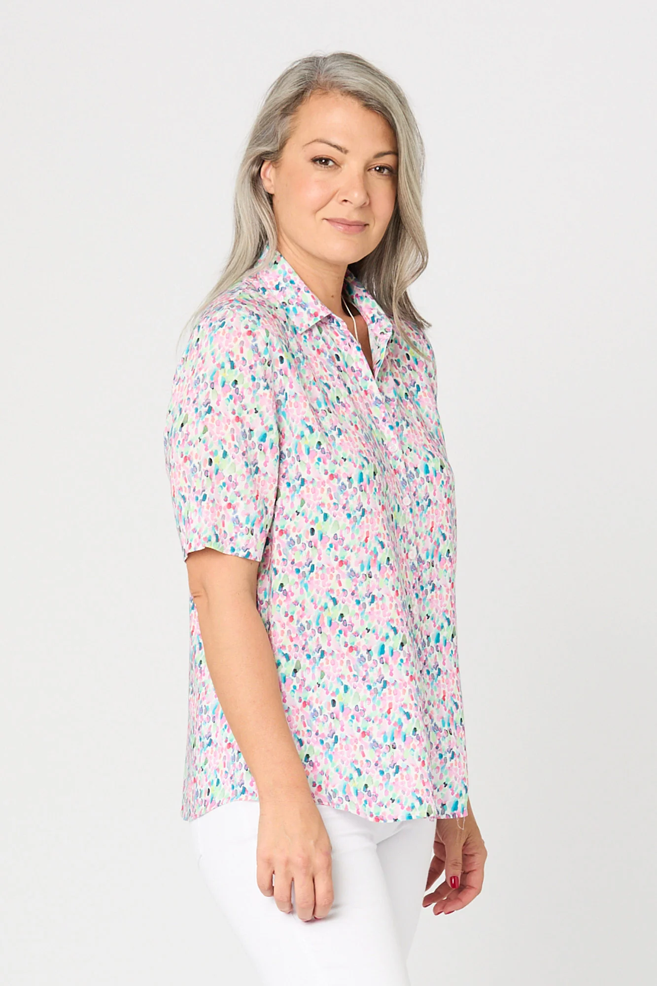 Fetti Short Sleeve Print Shirt - Image 5