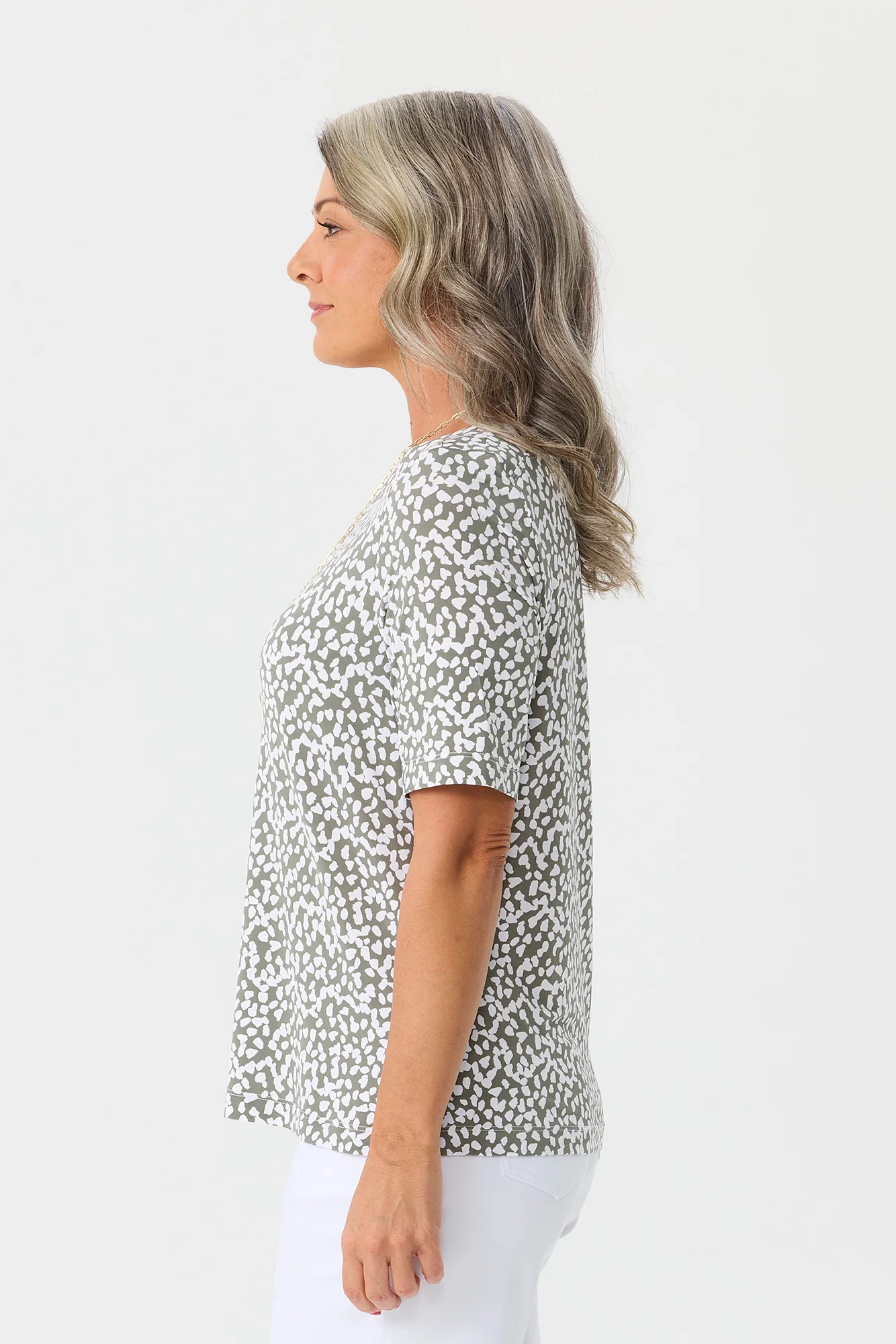 Forte Elbow Sleeve Boat Nk Tee - Image 4