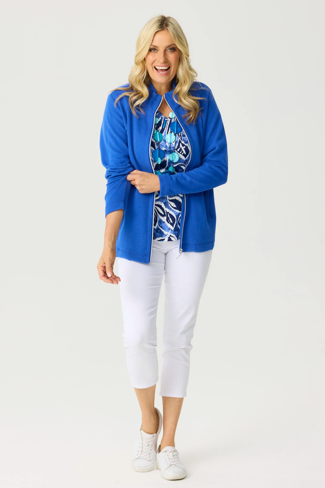Haven French Rib Zip Up Jacket - Image 6