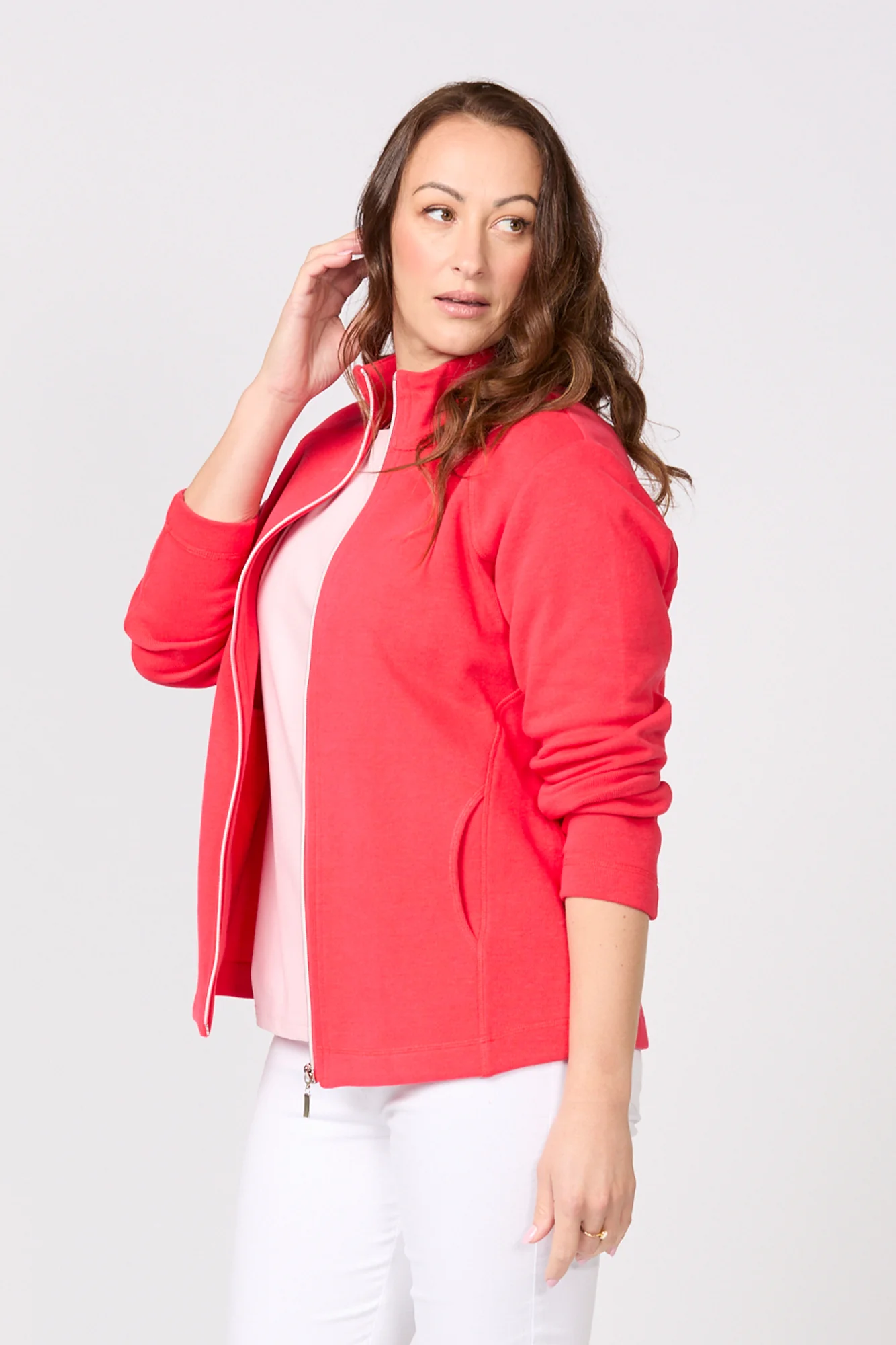 Haven French Rib Zip Up Jacket - Image 3