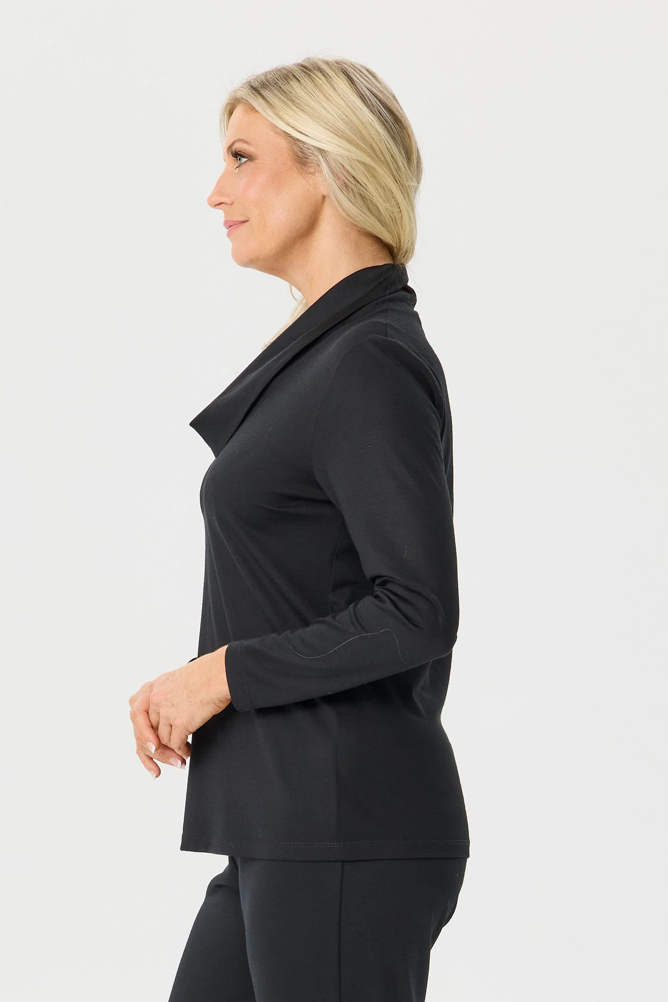 Hedrena Cowl Neck Long Sleeve Top - Image 4